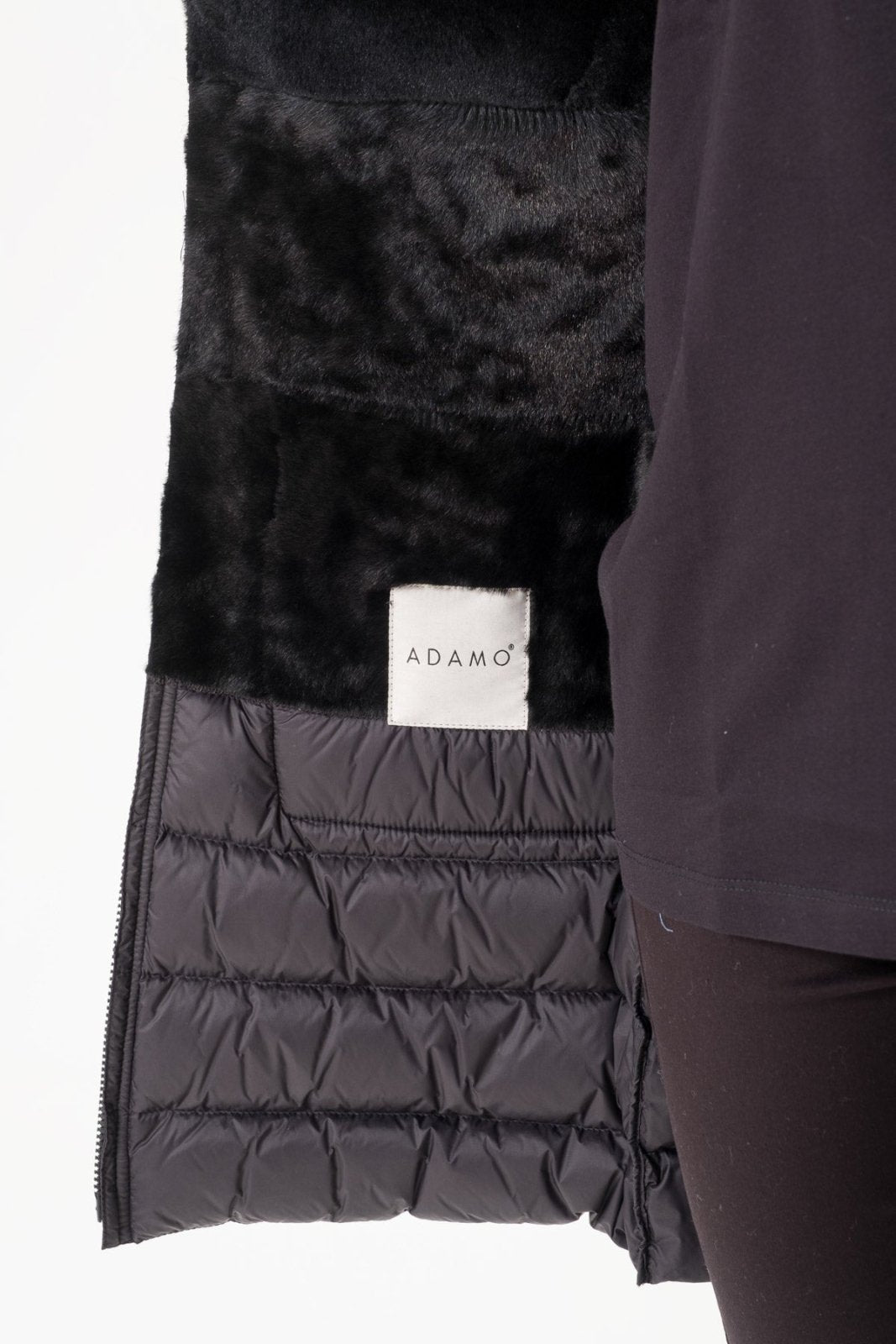 Black Long Puffer Coat - ADAMO