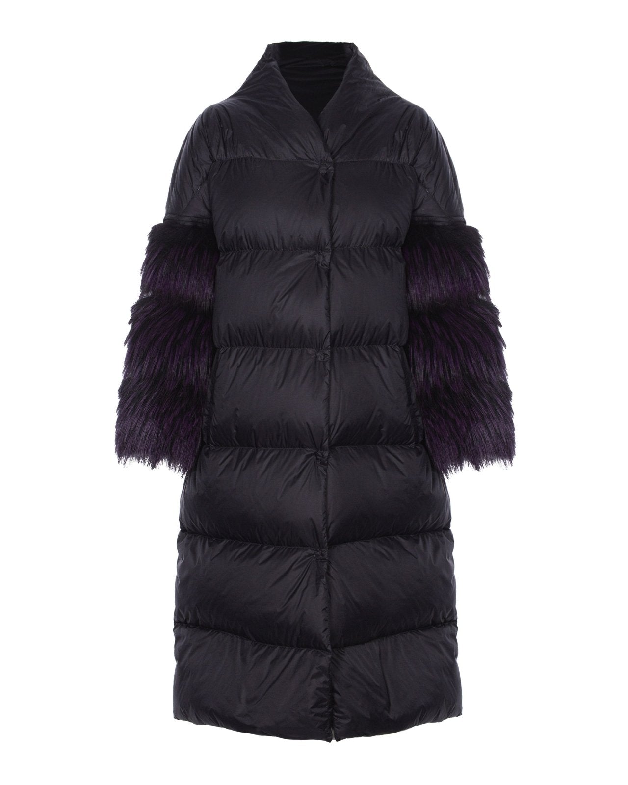 Black Long Puffer Coat - ADAMO