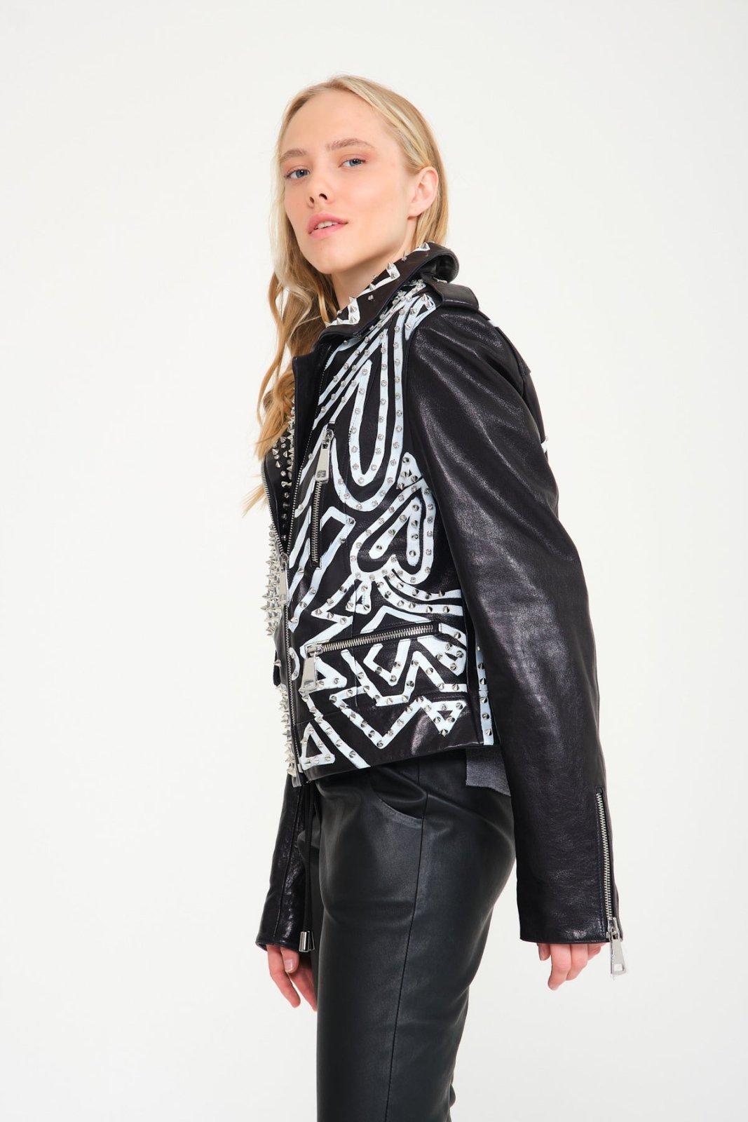 Black Napa Leather Jacket - ADAMO