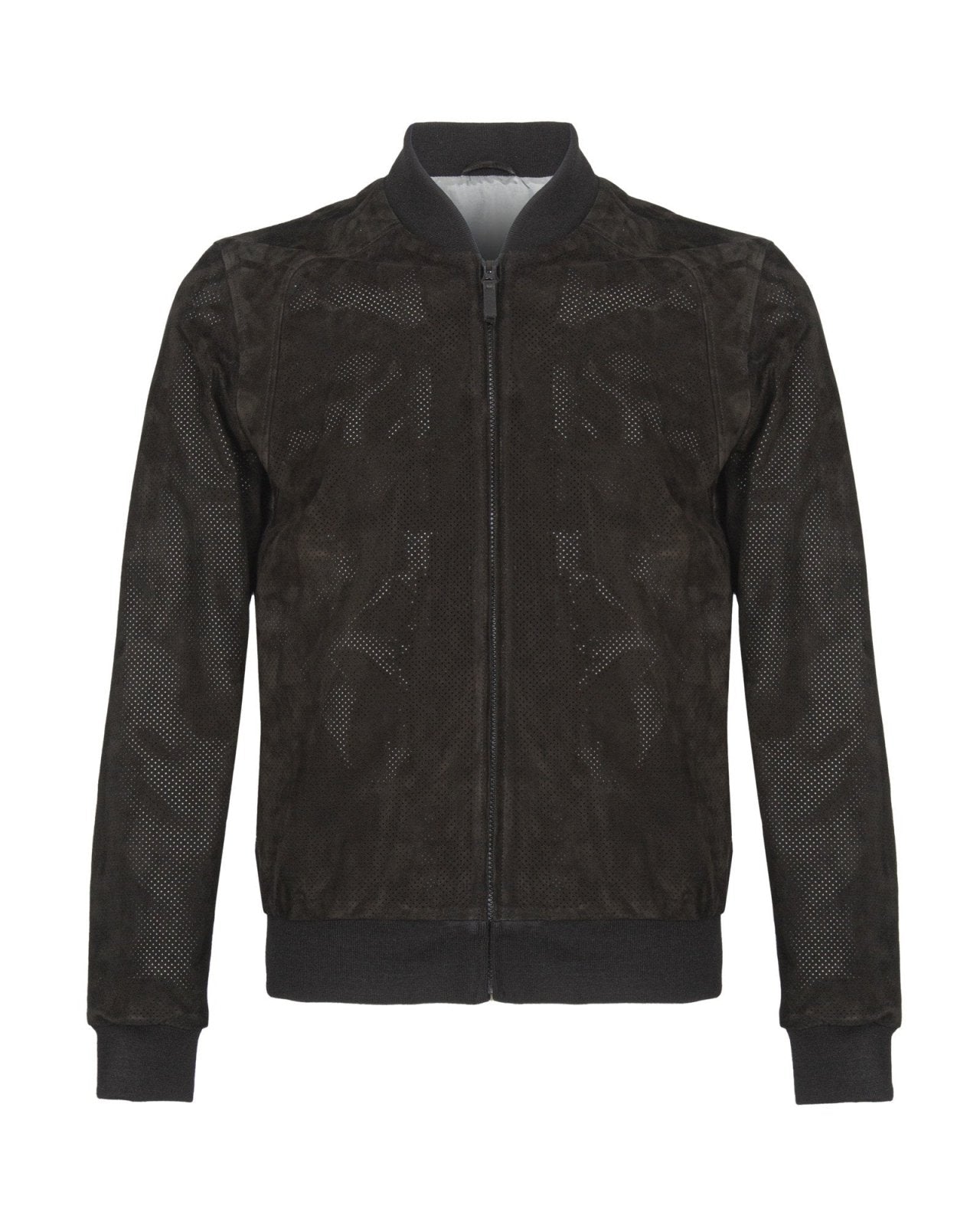 Black Short Leather Jacket - ADAMO