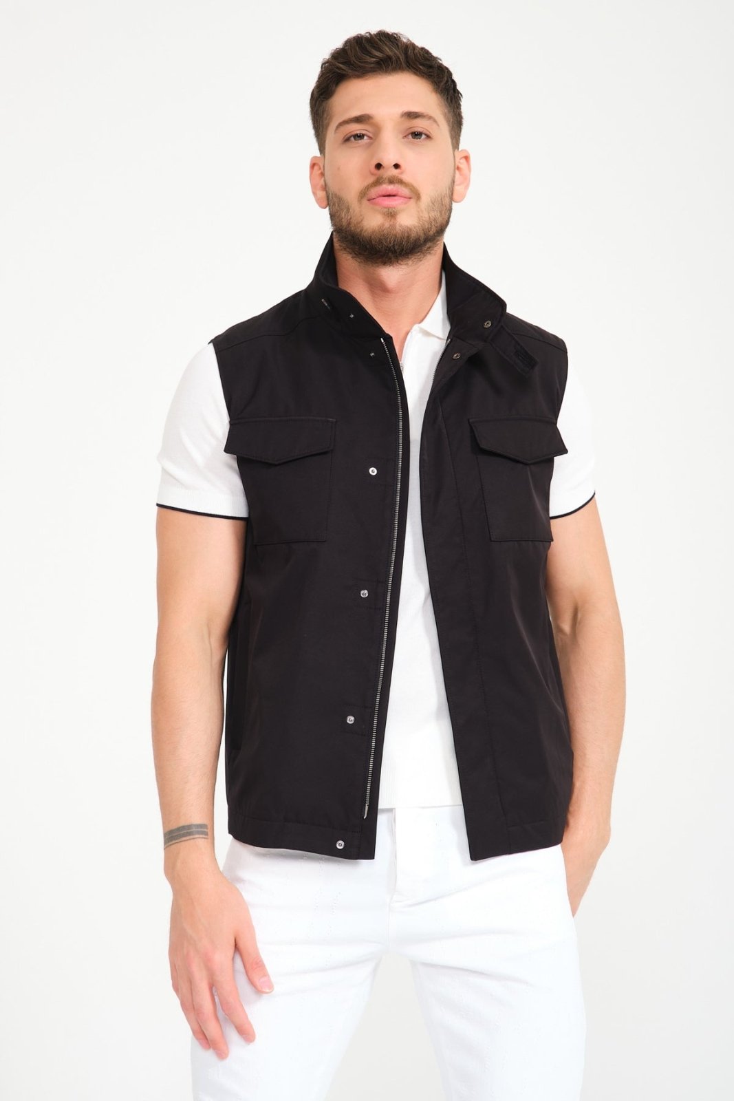 Black Waterproof Vest - ADAMO