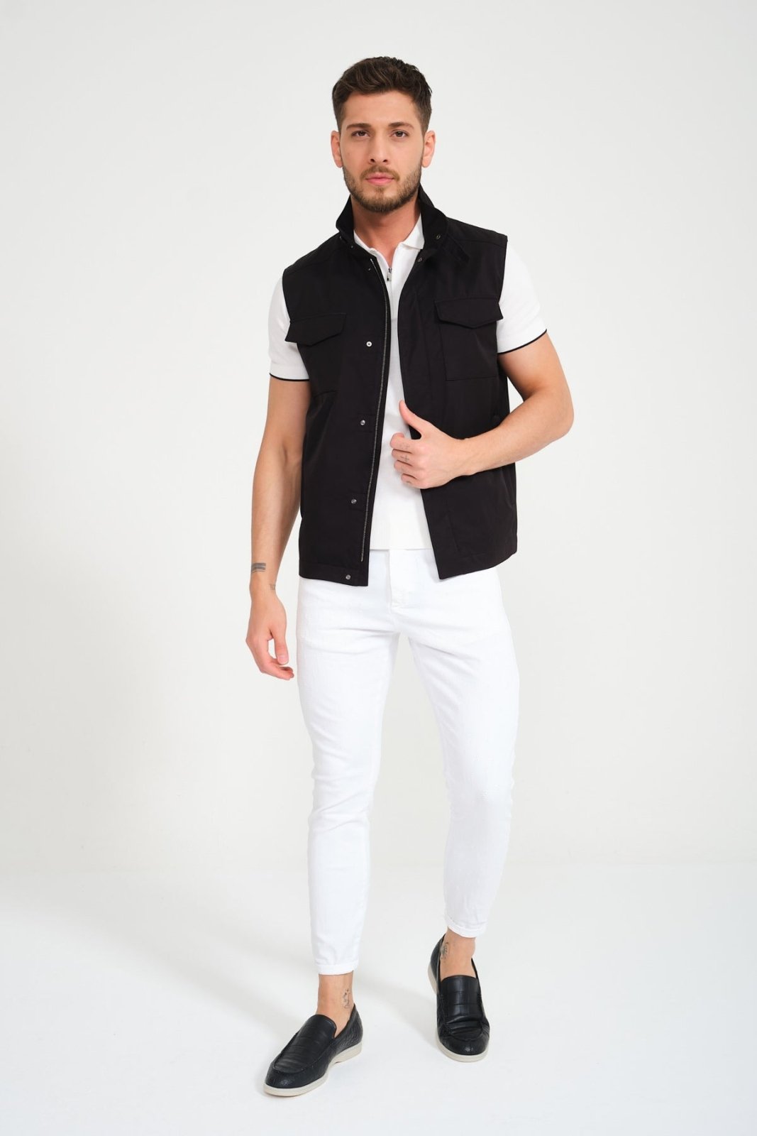 Black Waterproof Vest - ADAMO