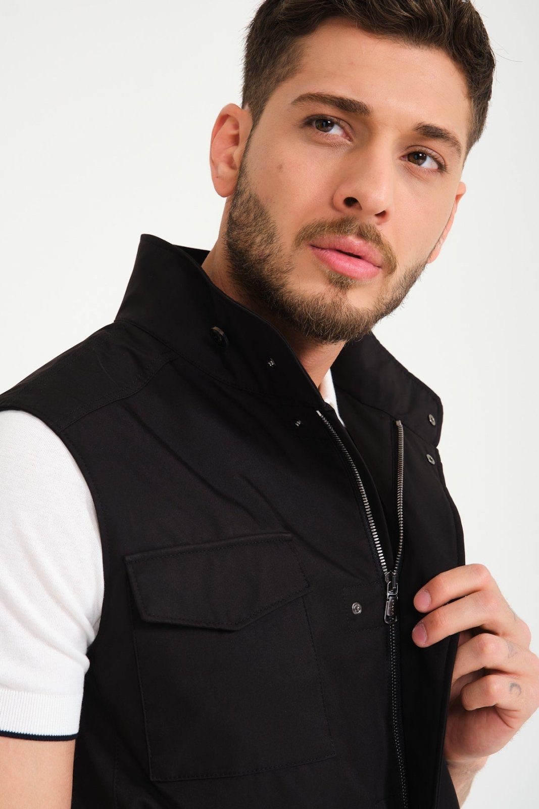 Black Waterproof Vest - ADAMO