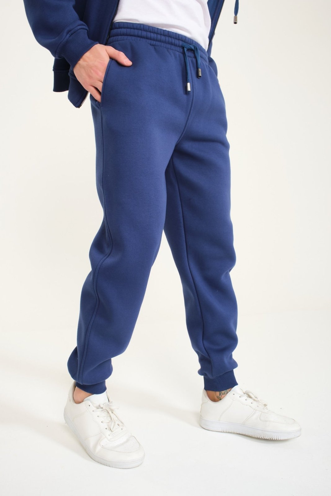 Blue Chinchilla Hoodie & Jogger Set - ADAMO