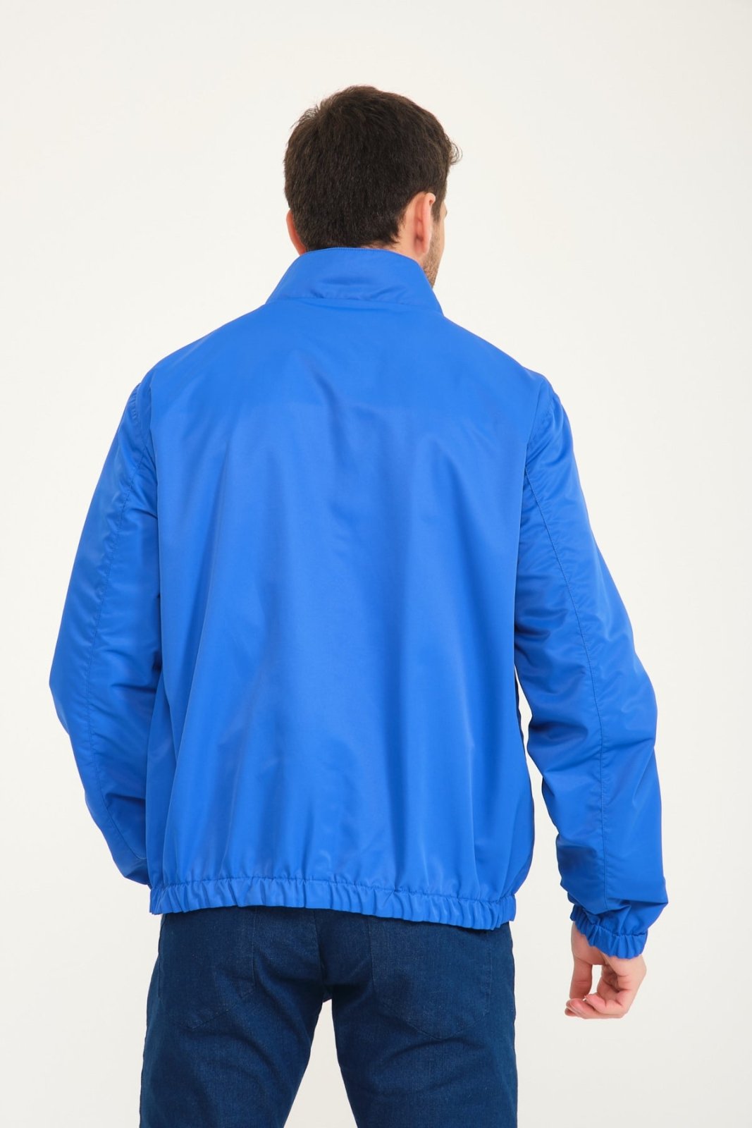 Blue Double - face Jacket - ADAMO