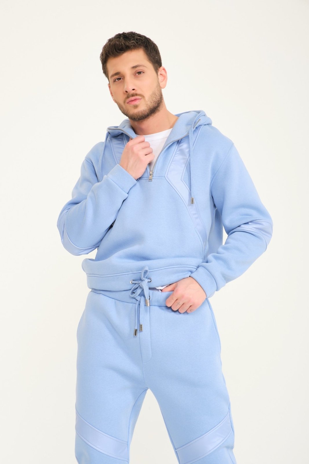 Blue Hoodie & Jogger Set - ADAMO