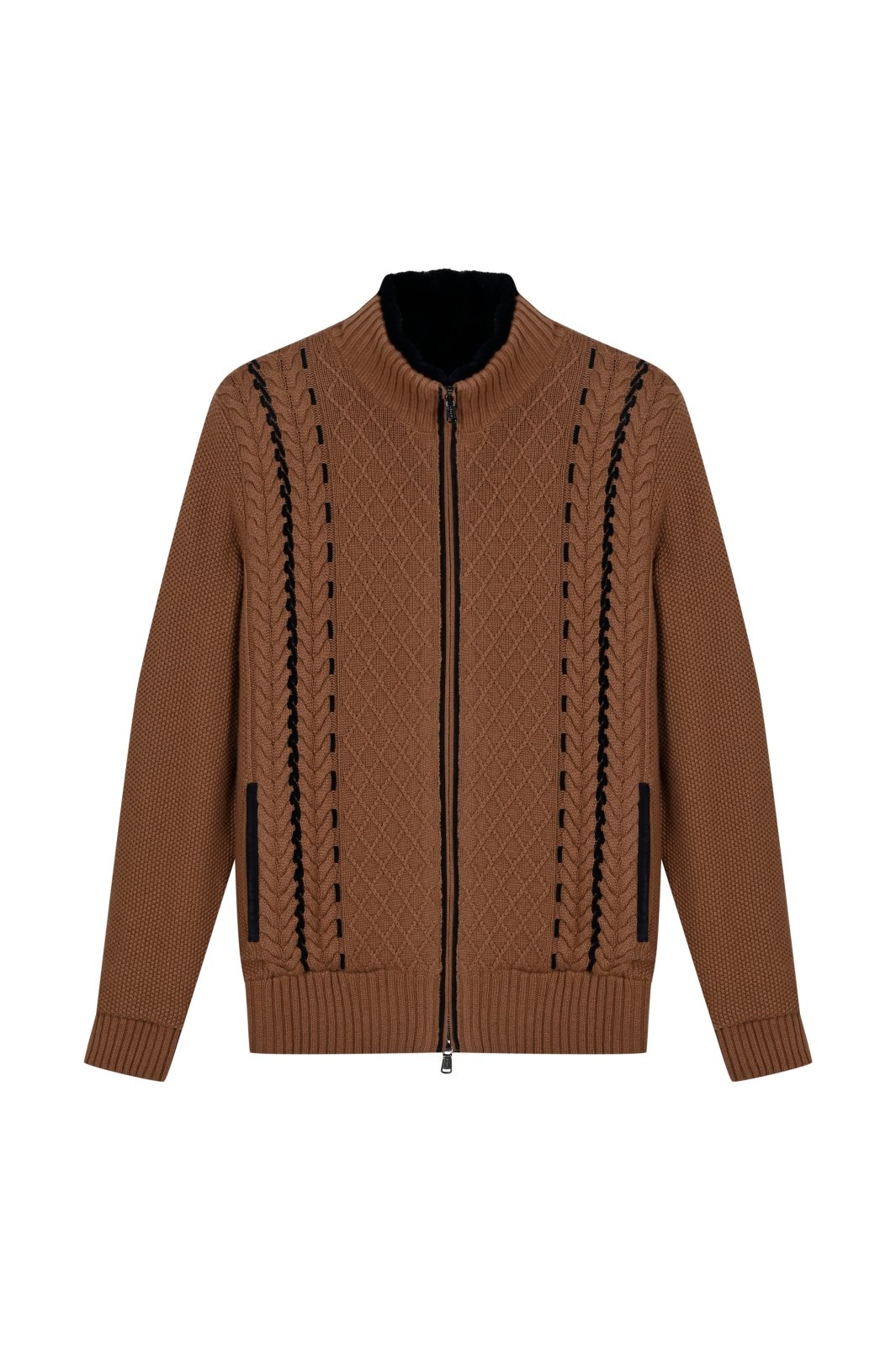 Braided Cashmere Jacket - ADAMO