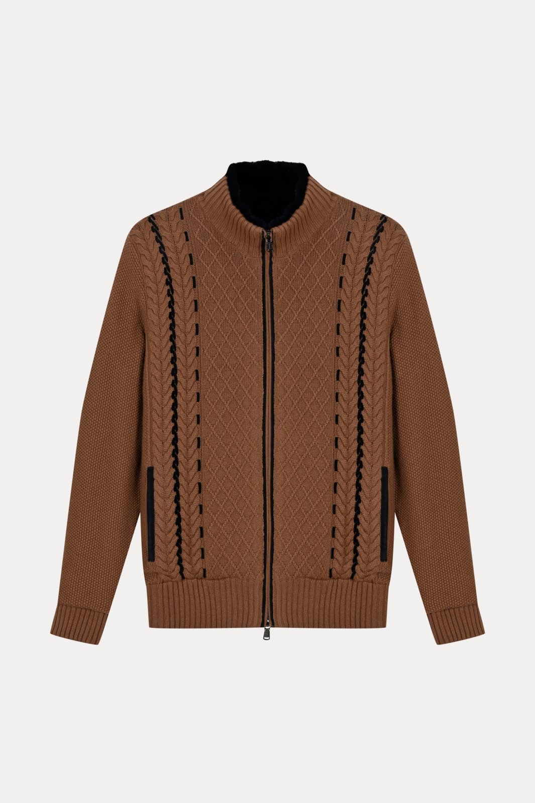 Braided Cashmere Jacket - ADAMO