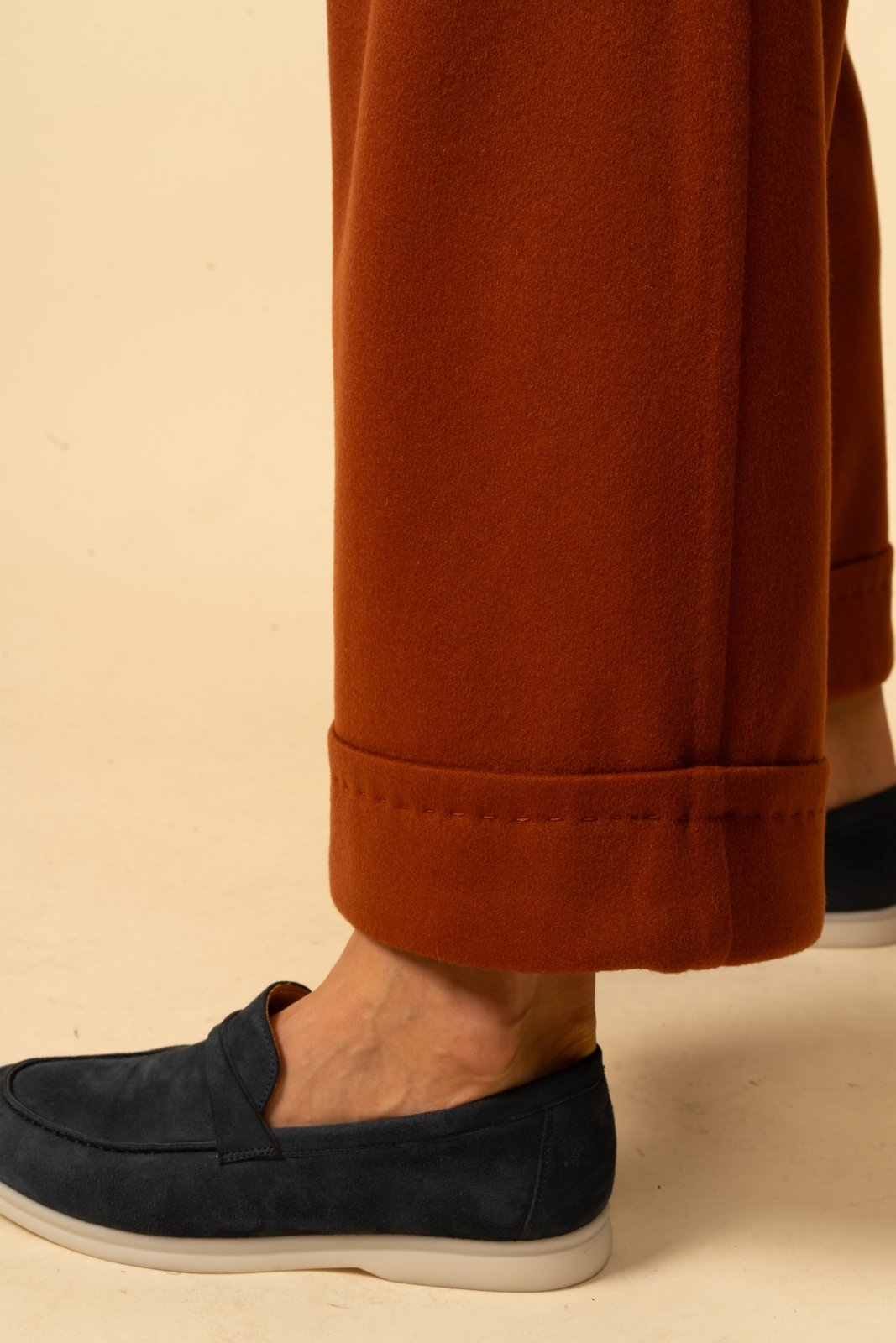 Brick Red Wool Jacket & Pant - ADAMO