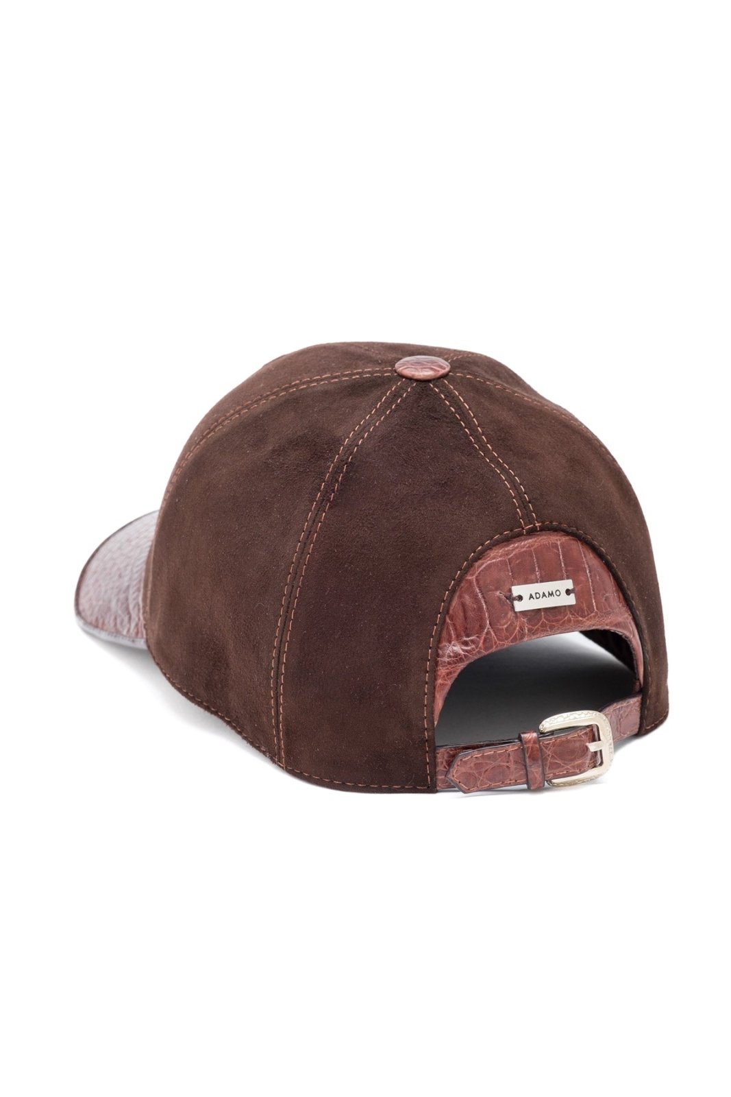 Brown Crocodile Cap - ADAMO