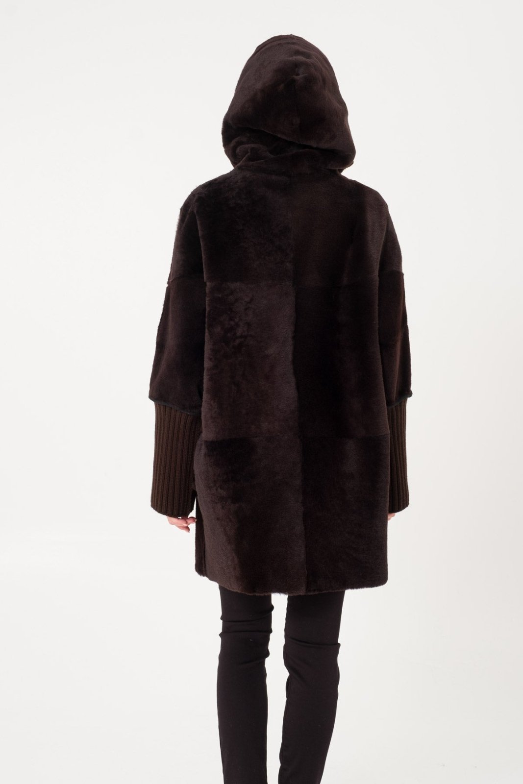 Brown Leather Coat - ADAMO