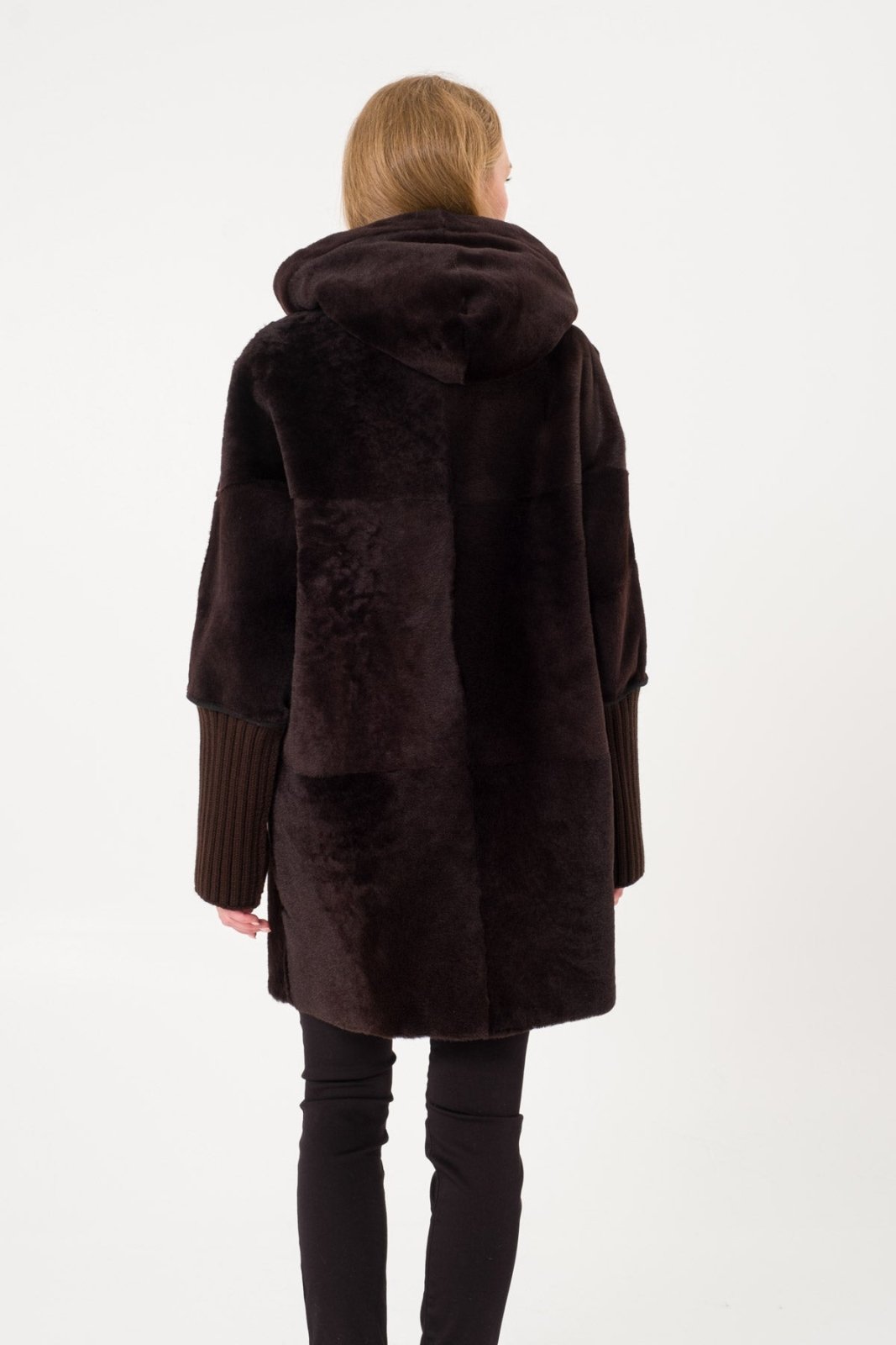 Brown Leather Coat - ADAMO