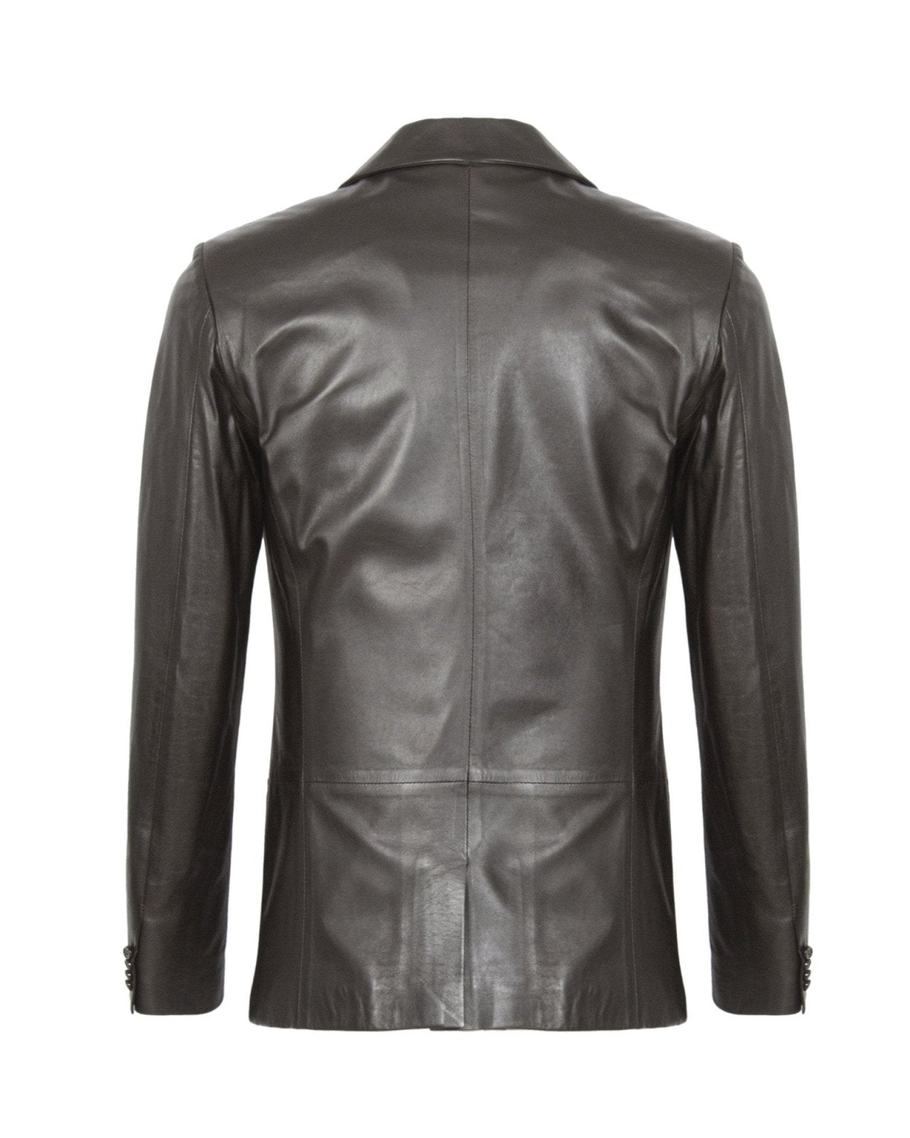 Brown Leather Jacket - ADAMO