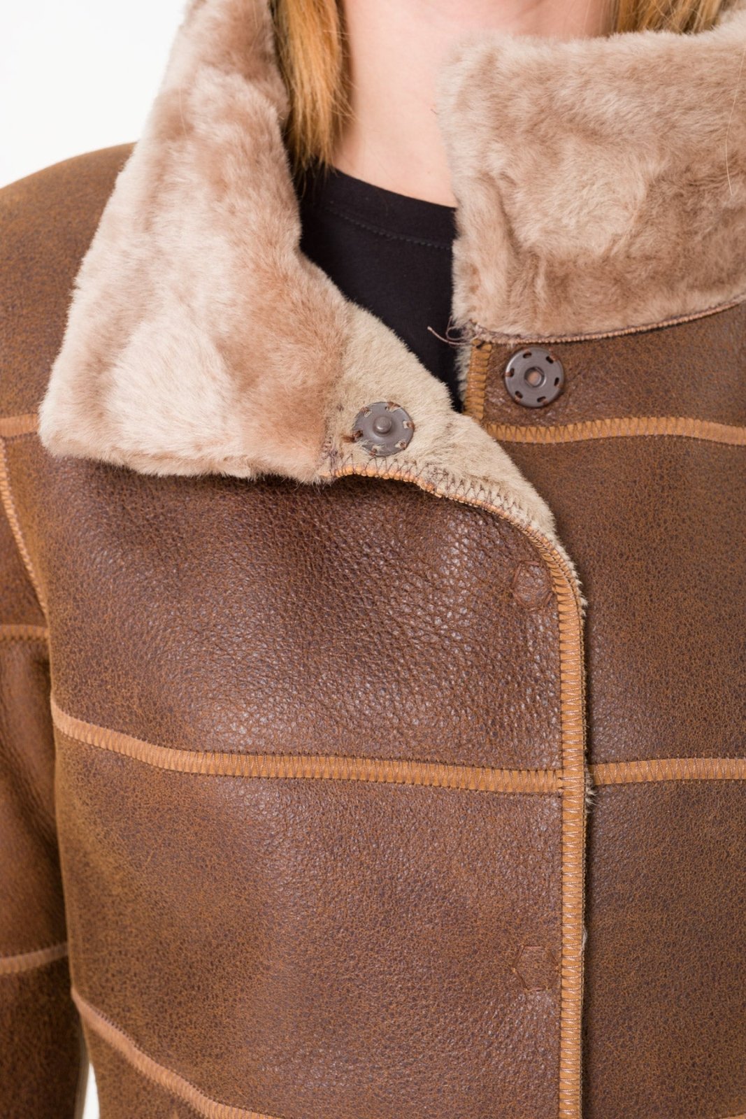 Brown Leather Jacket - ADAMO