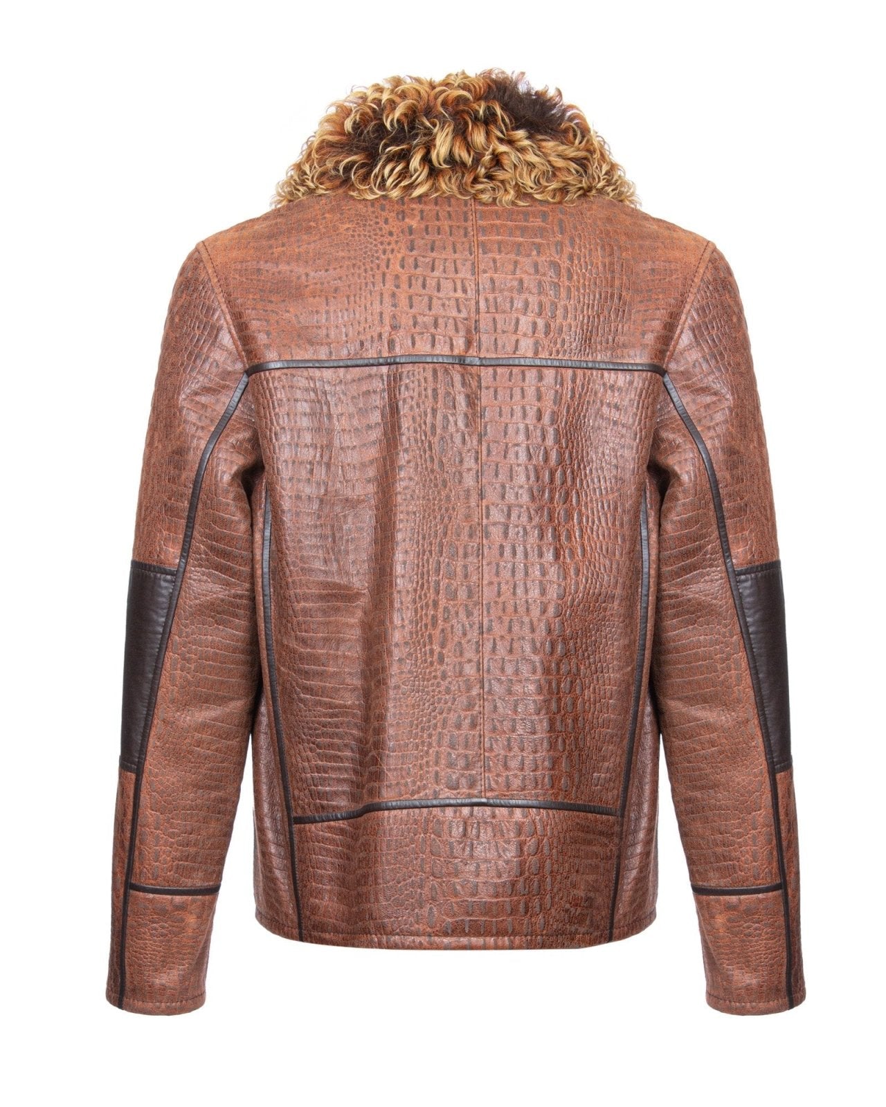 Brown Leather Jacket - ADAMO