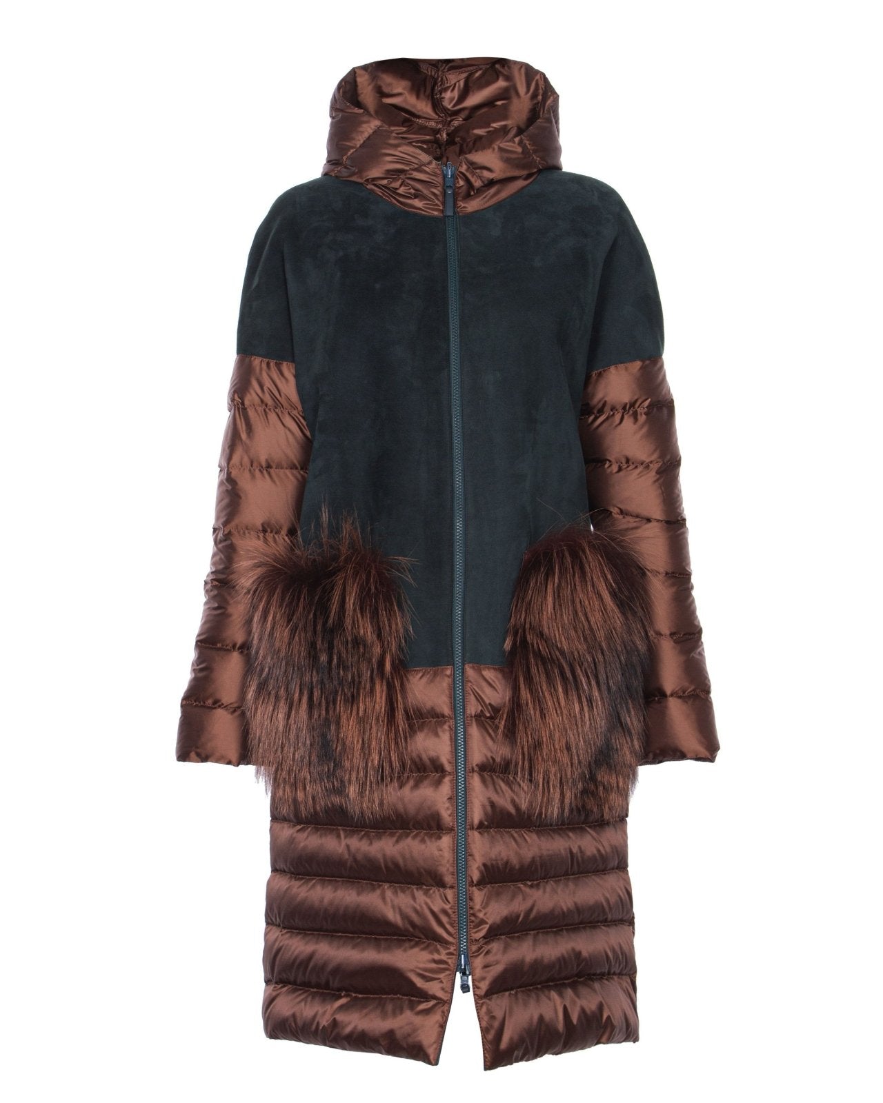 Brown Long Coat - ADAMO