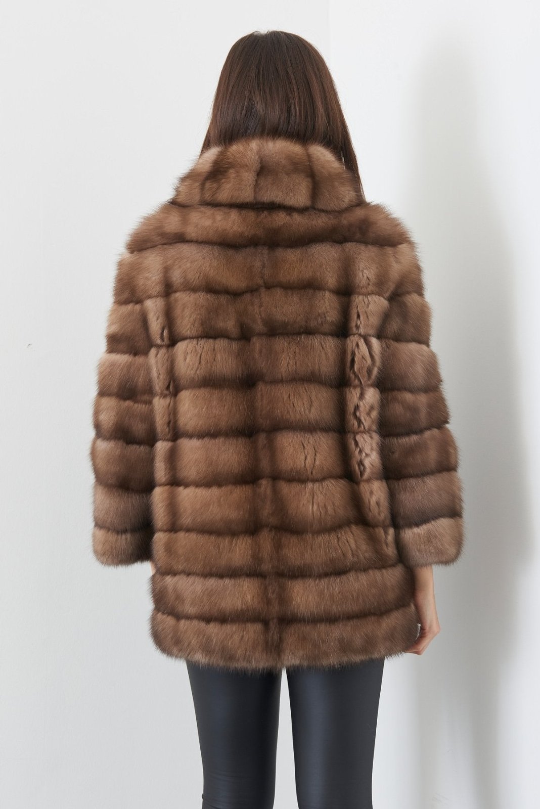 Brown Sable Fur Coat - ADAMO