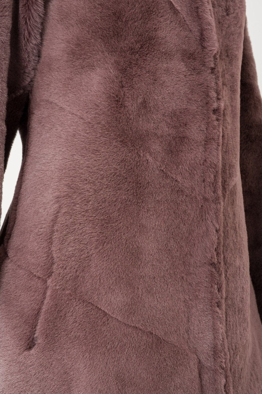 Brown Shearling Coat - ADAMO