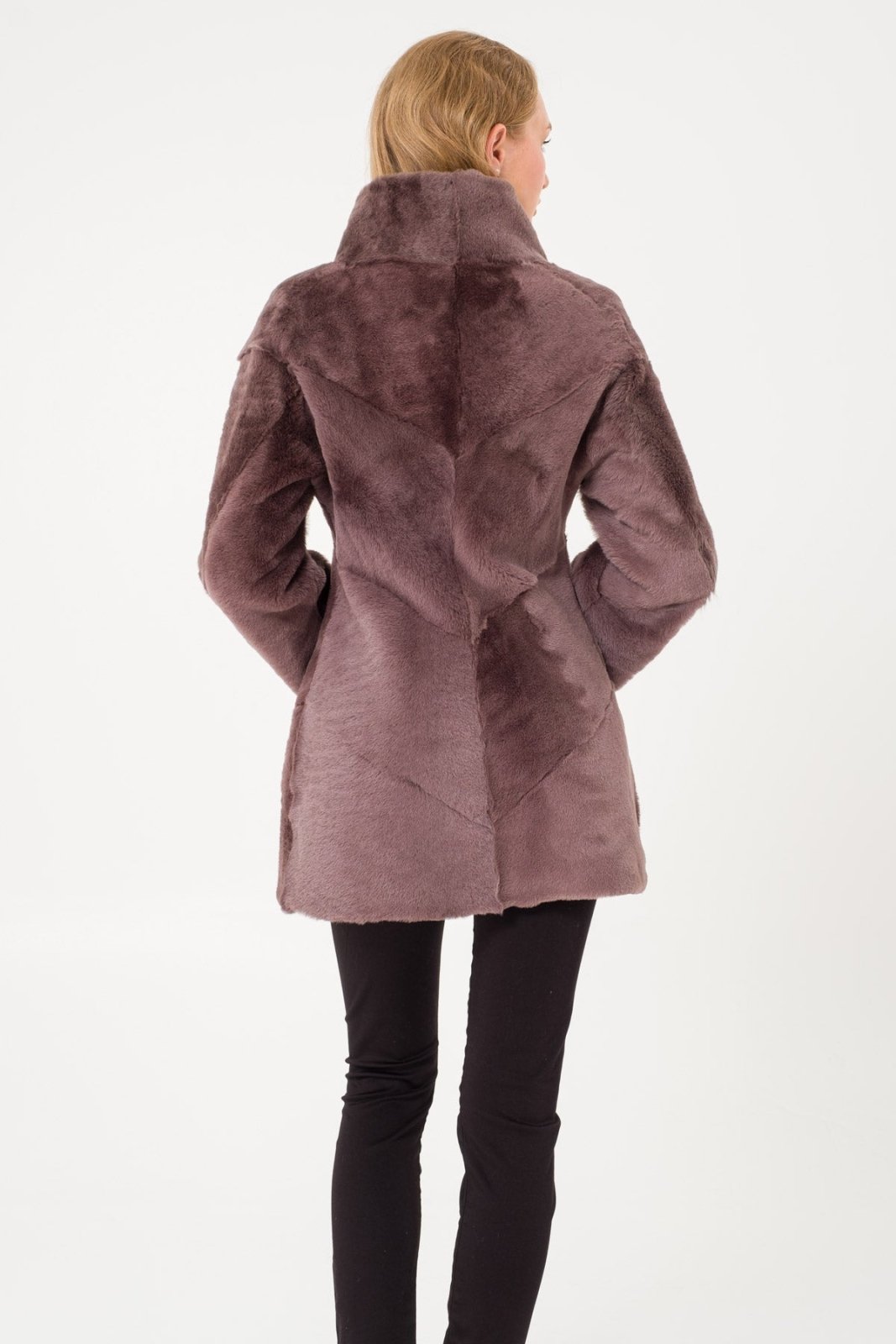 Brown Shearling Coat - ADAMO