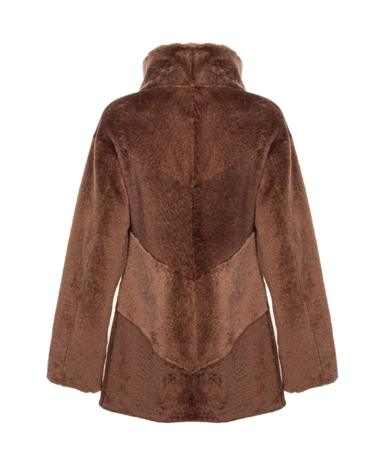 Brown Shearling Coat - ADAMO