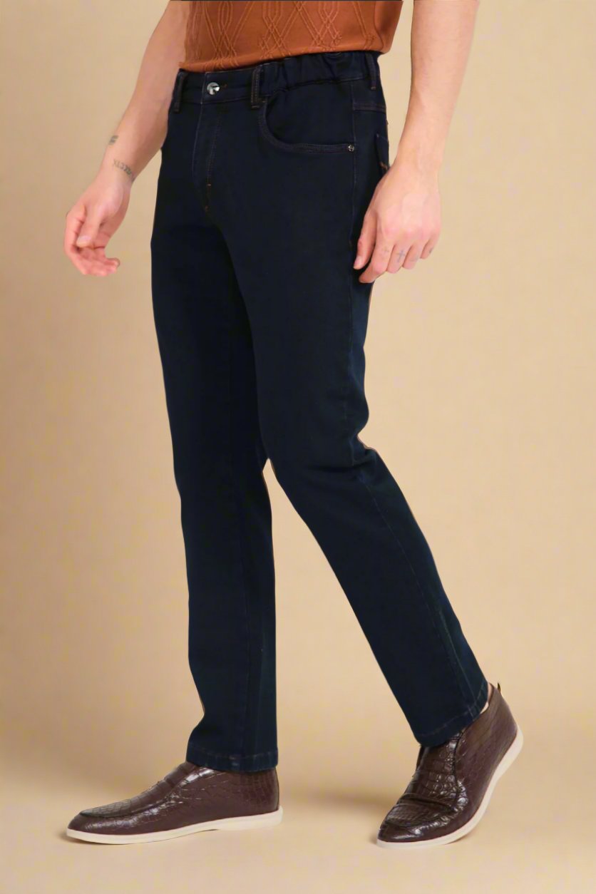 Brown Slim Fit Jeans - ADAMO