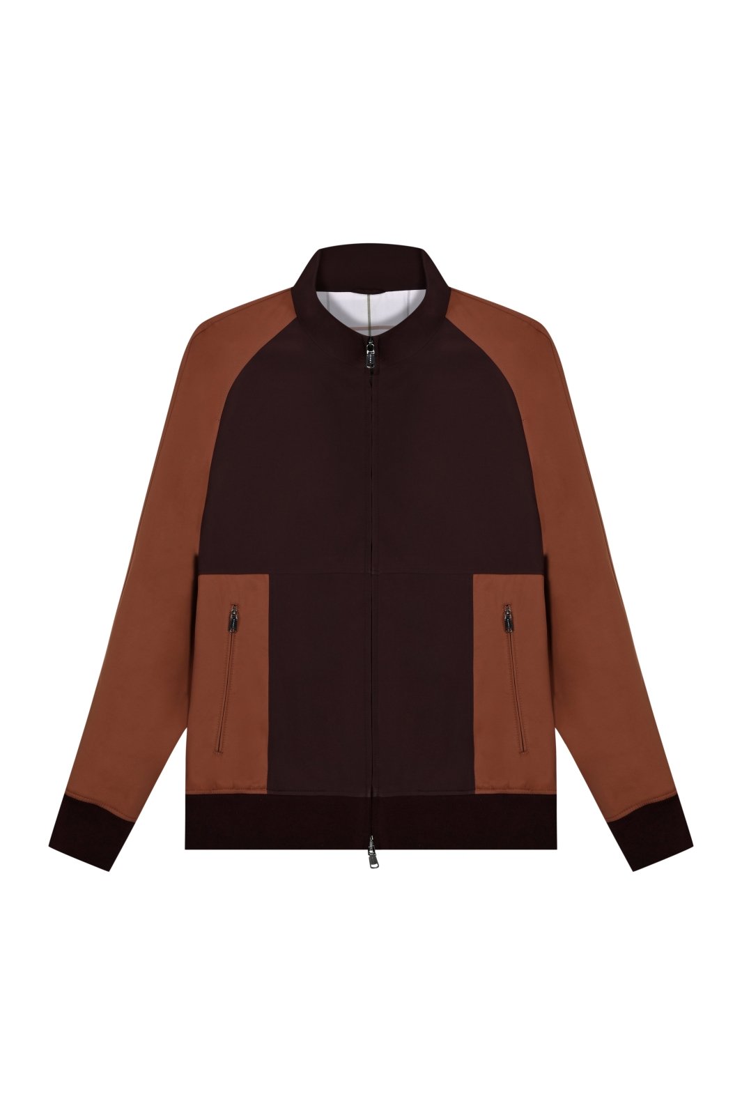 Burgundy Technical Fabric Jacket - ADAMO