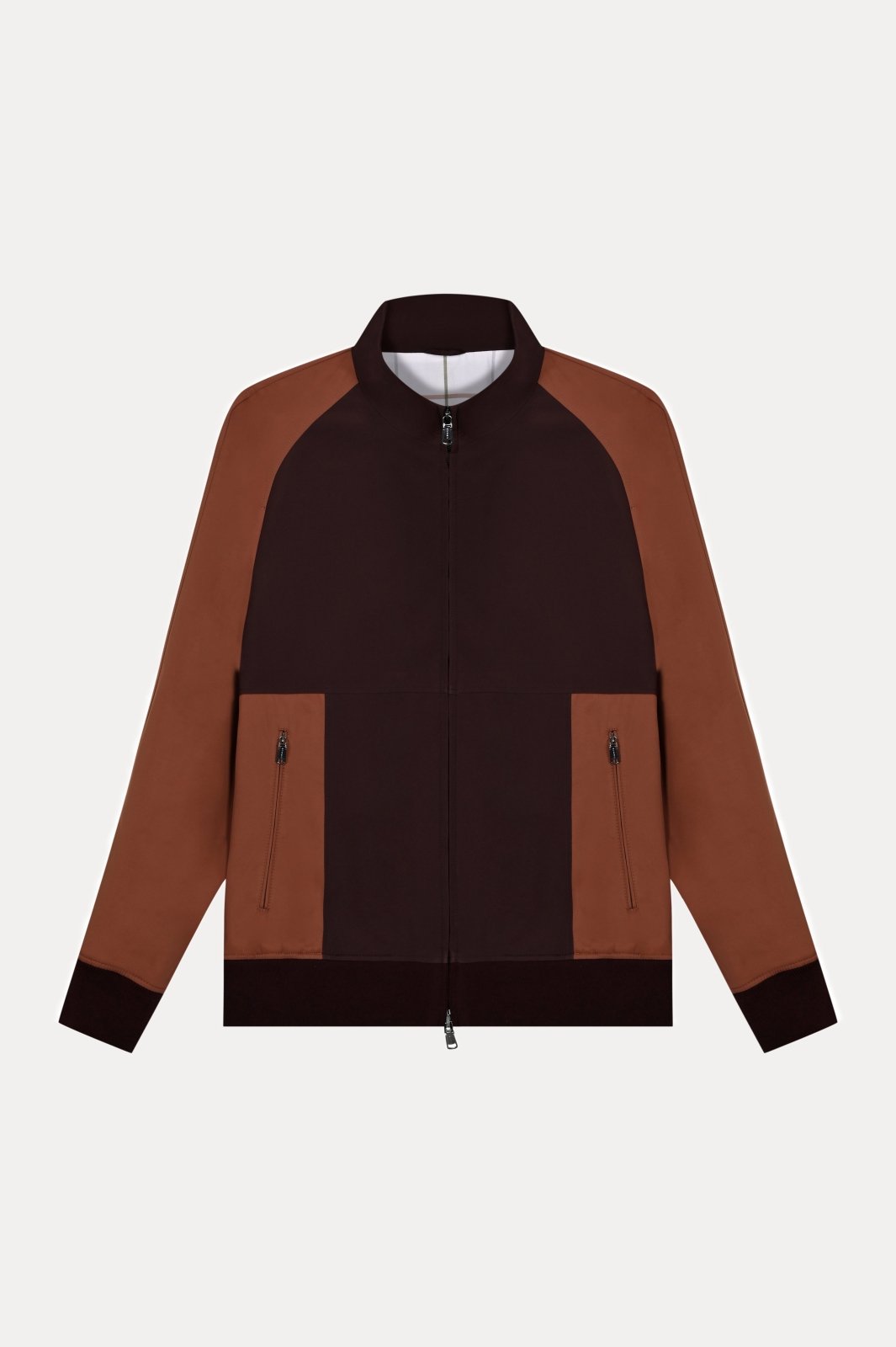 Burgundy Technical Fabric Jacket - ADAMO