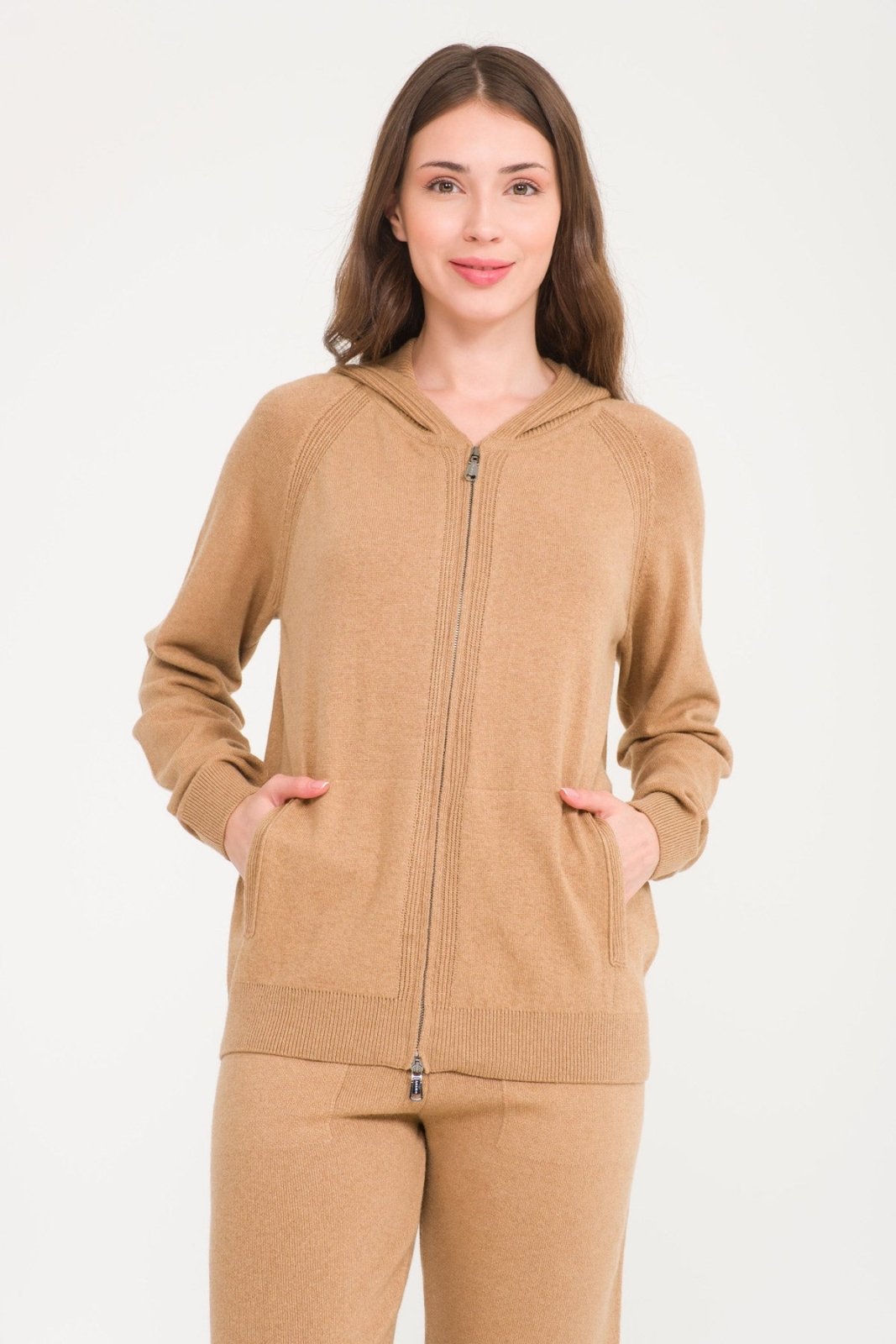 Camel Knit Sweater & Pants Set - ADAMO