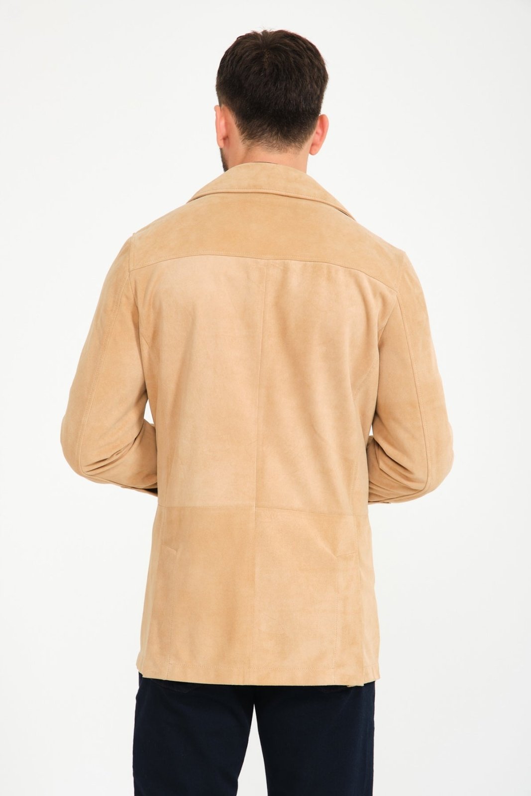 Camel Leather Jacket - ADAMO