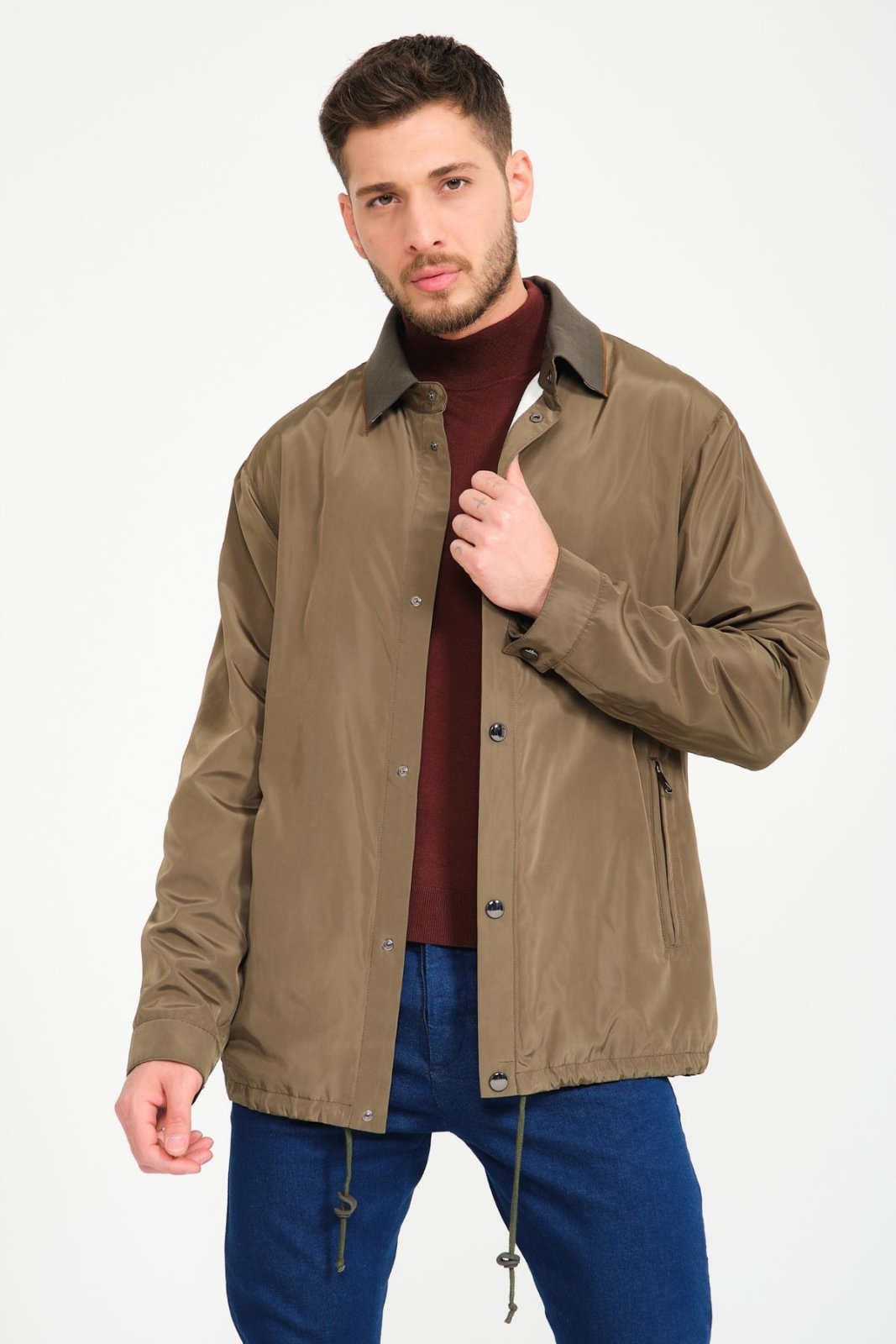 Camel Waterproof Jacket - ADAMO