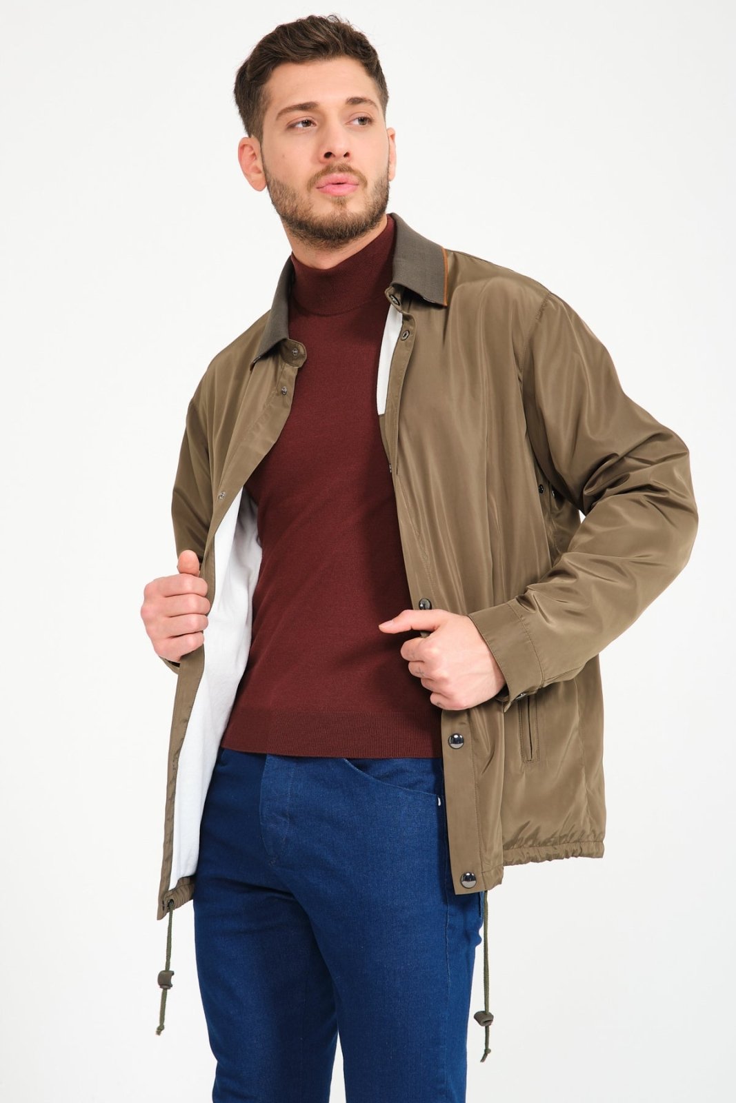 Camel Waterproof Jacket - ADAMO