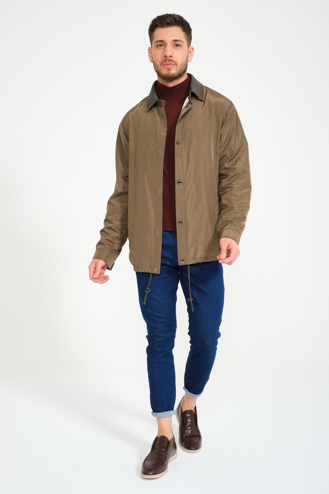 Camel Waterproof Jacket - ADAMO