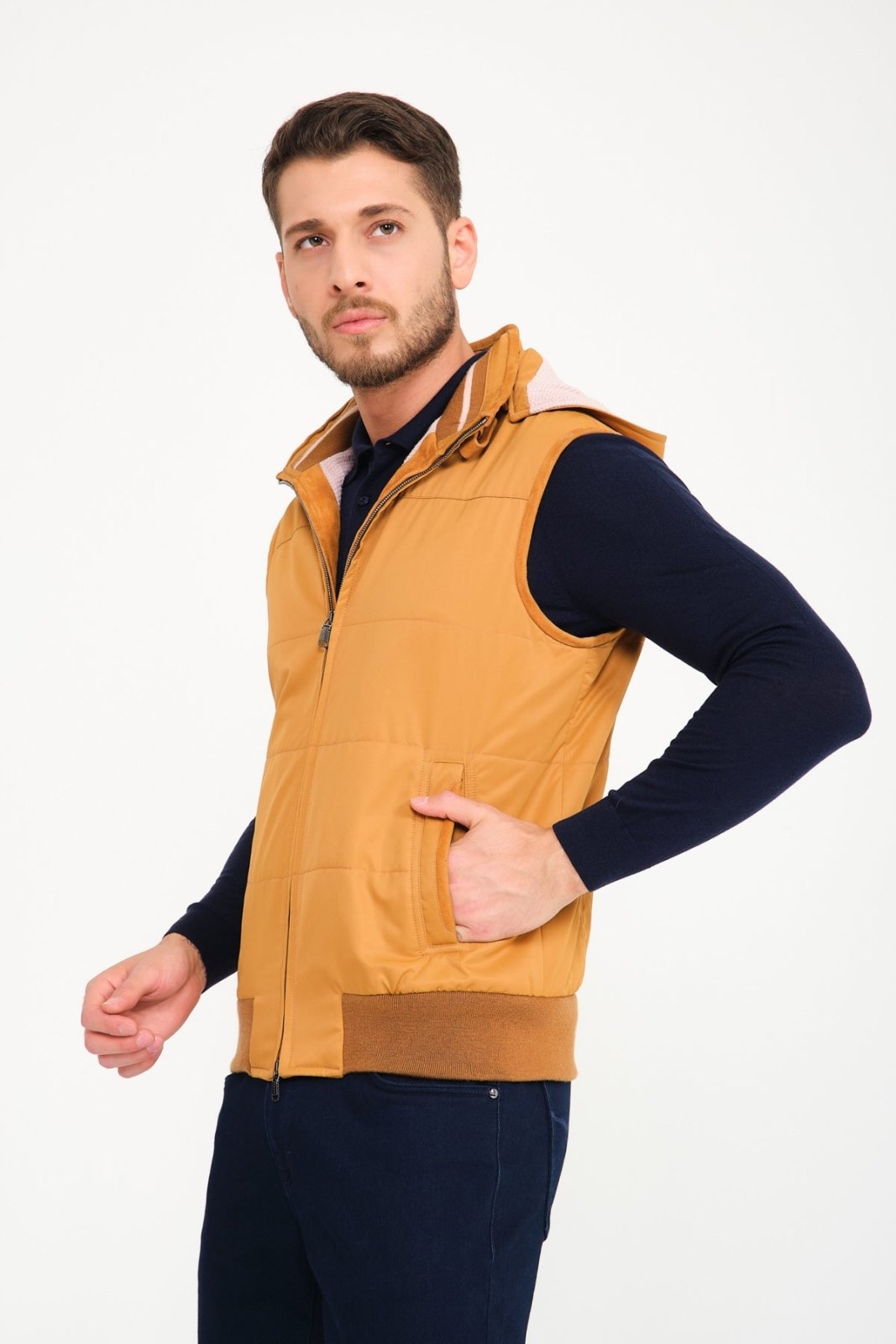 Camel Waterproof Vest - ADAMO