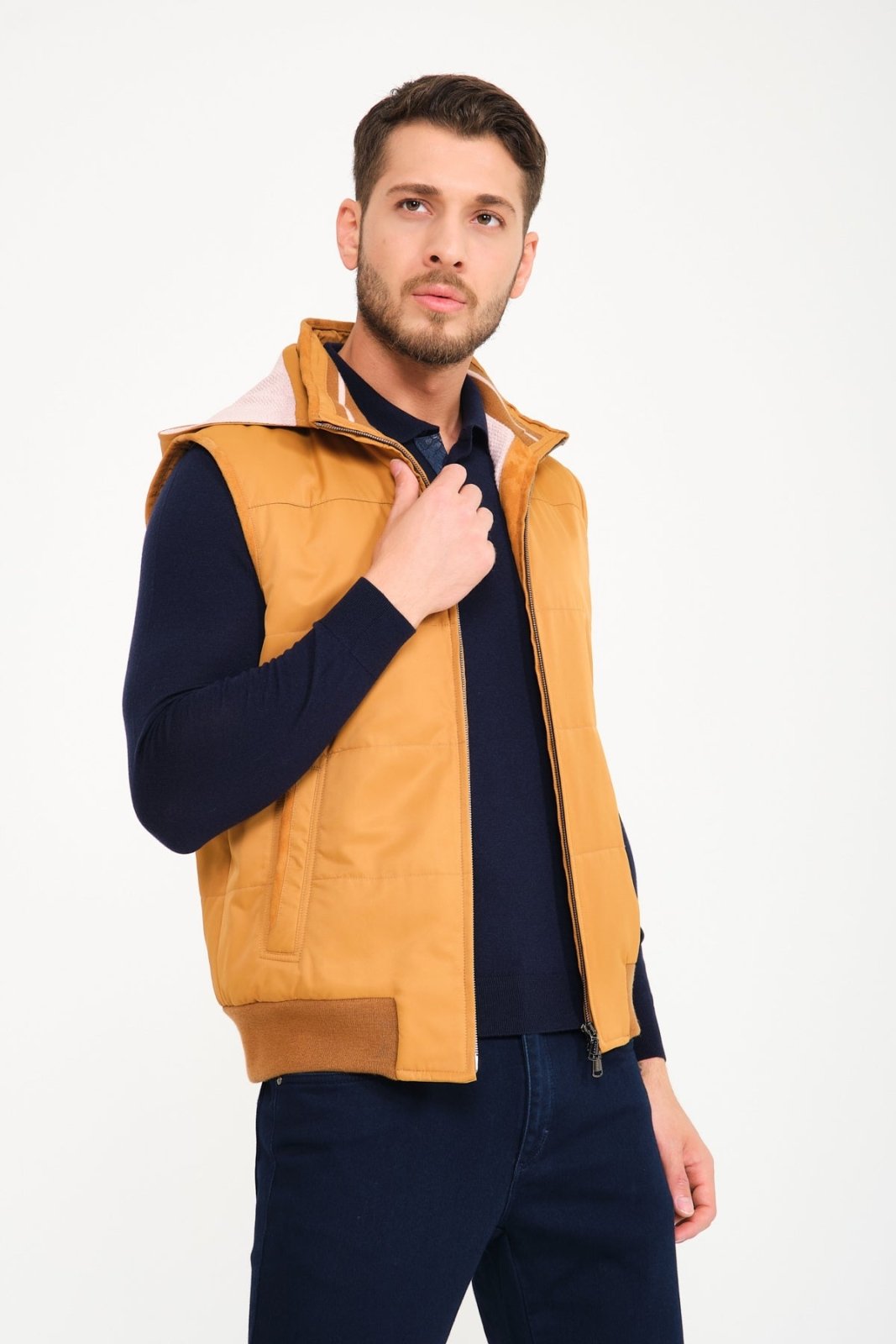 Camel Waterproof Vest - ADAMO