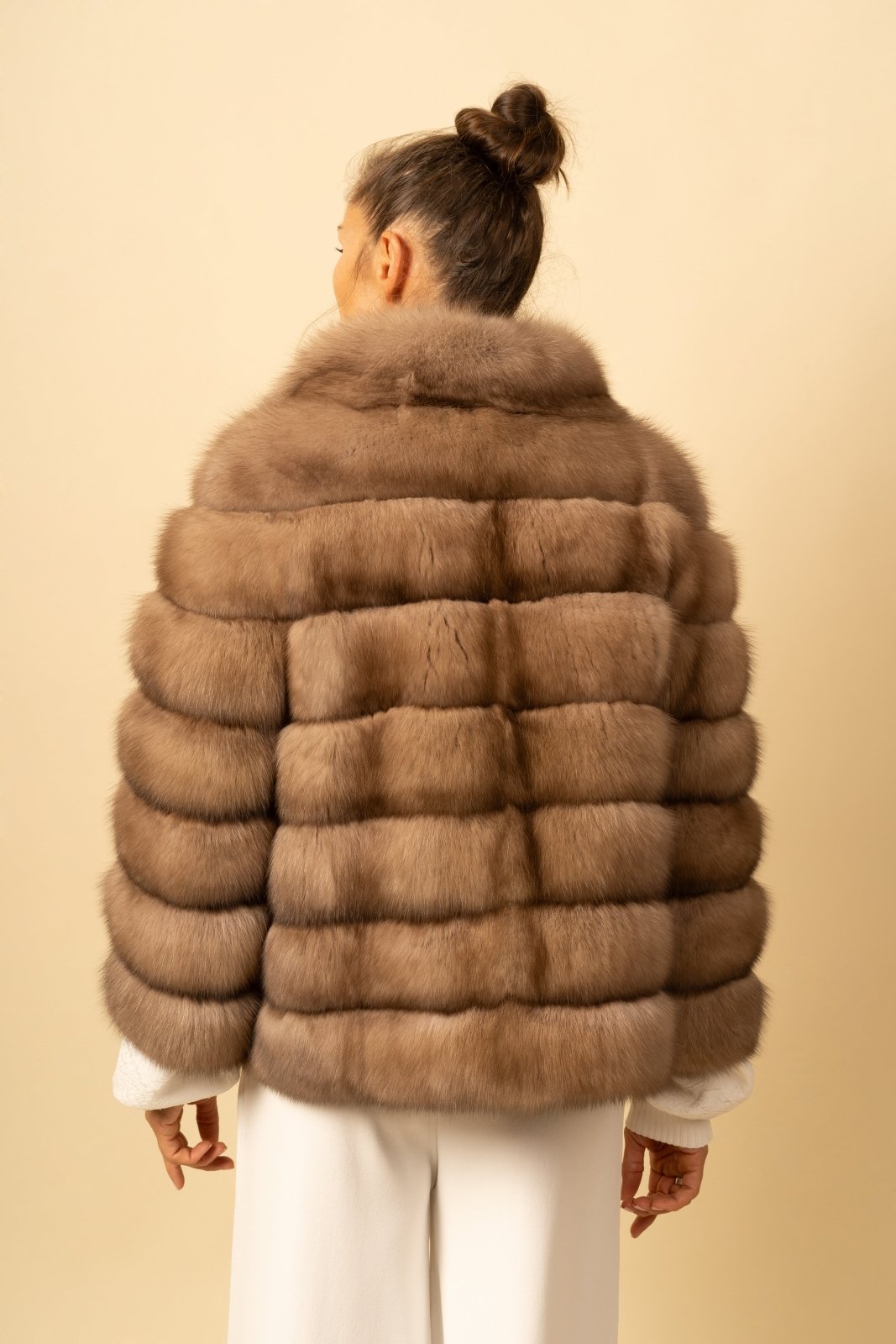 Caramel Sable Coat - ADAMO