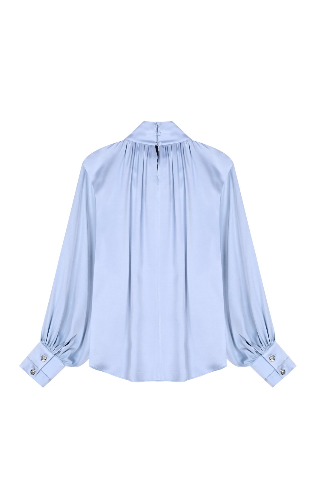 Celestine Satin Bow Blouse - ADAMO