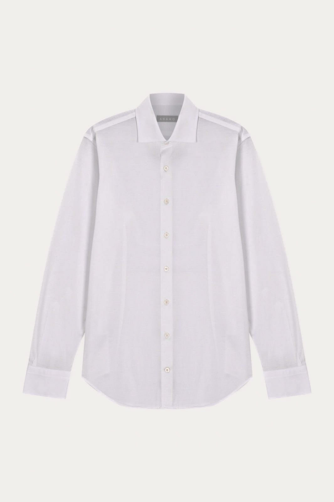 Classic White Cotton Shirt - ADAMO
