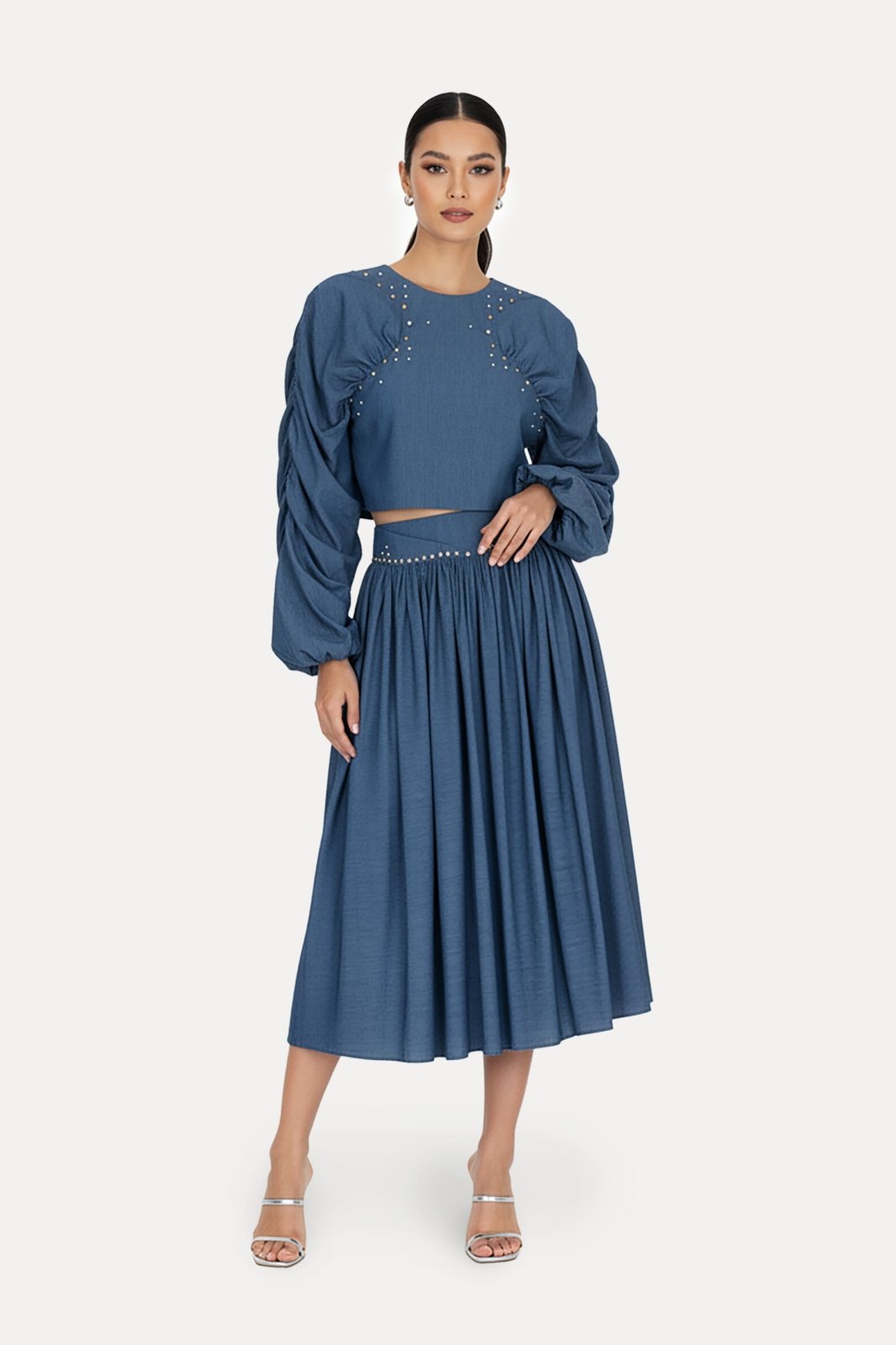 Coastal Pleated Skirt - ADAMO