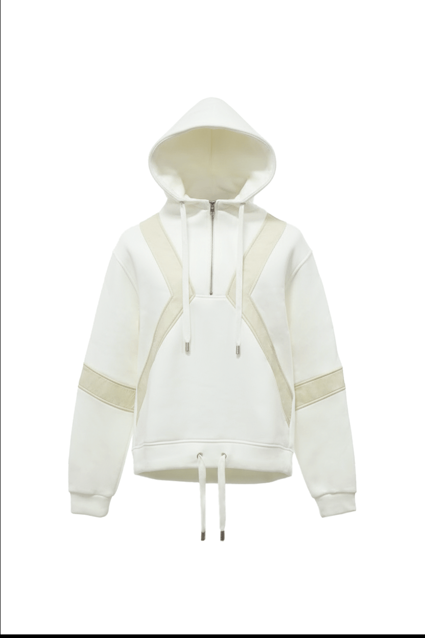 Cotton Sandline Sculpted Hoodie - ADAMO