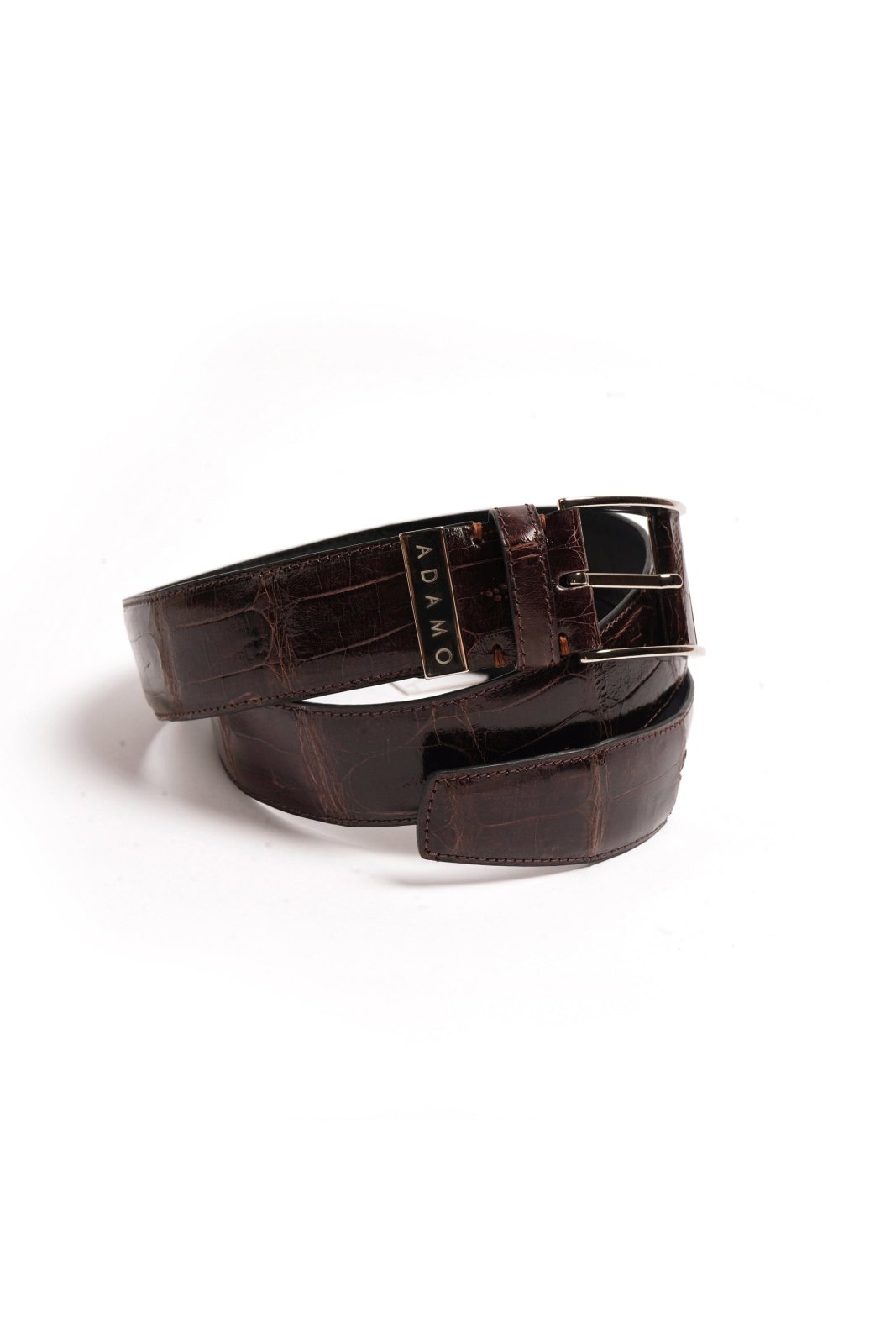 Crocodile Leather Belt - ADAMO