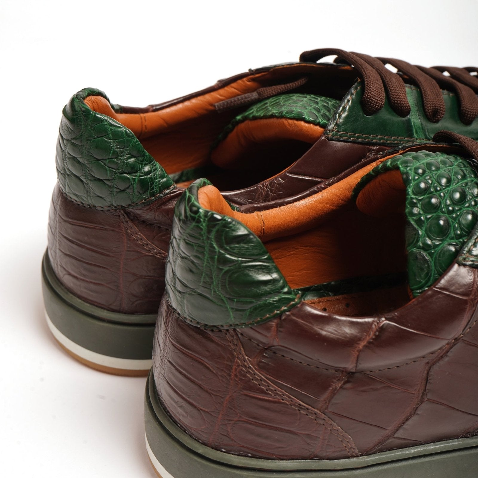 Crocodile Leather Sneakers - ADAMO