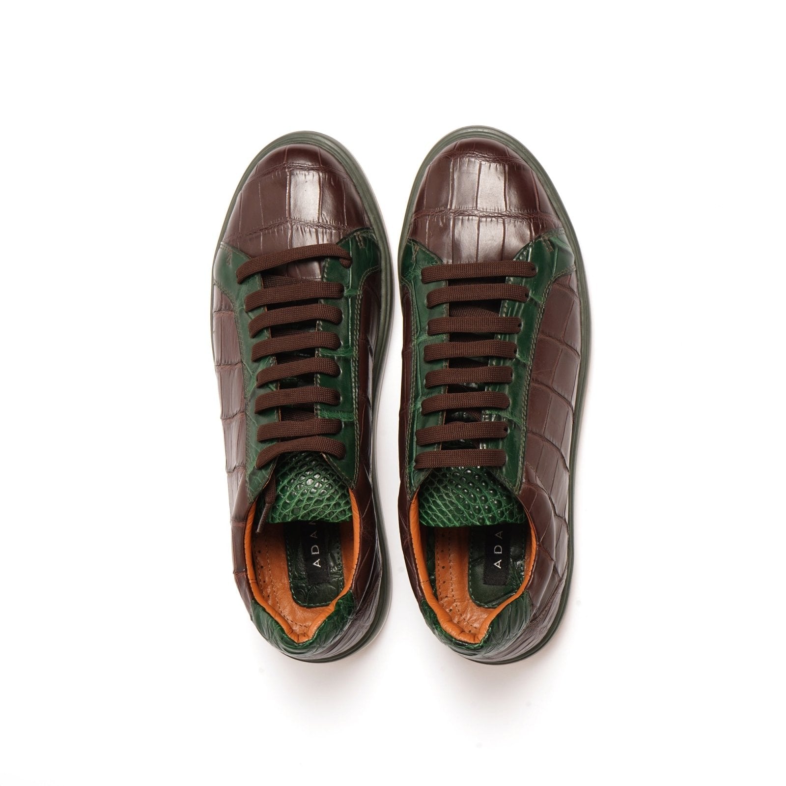 Crocodile Leather Sneakers - ADAMO