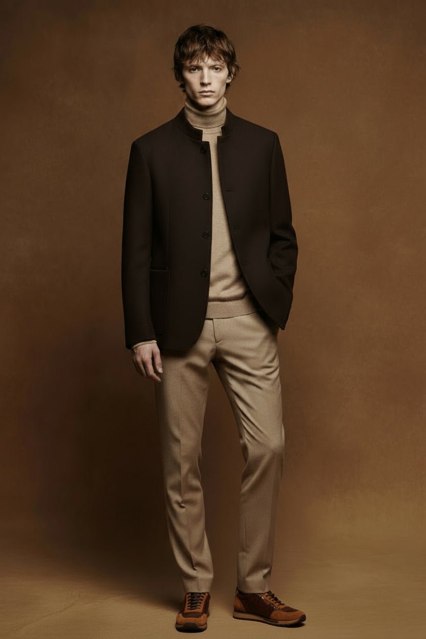 Dark Brown Jacket - ADAMO