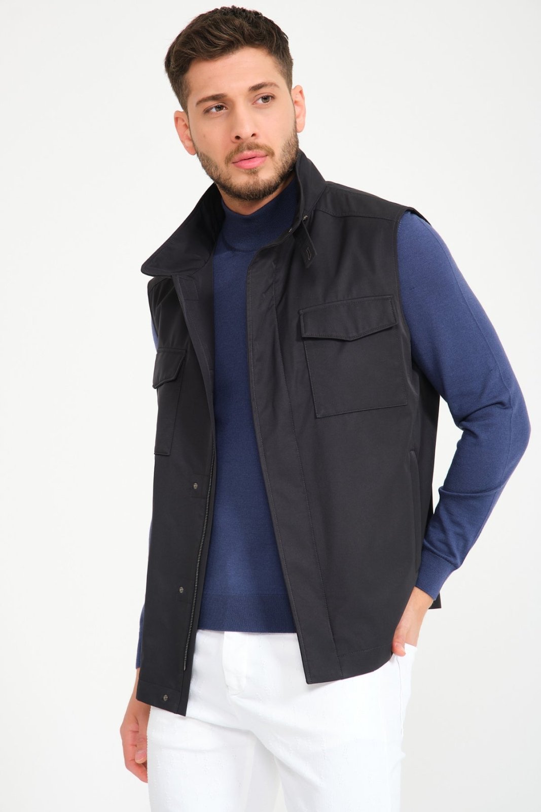 Dark Jade Waterproof Vest - ADAMO