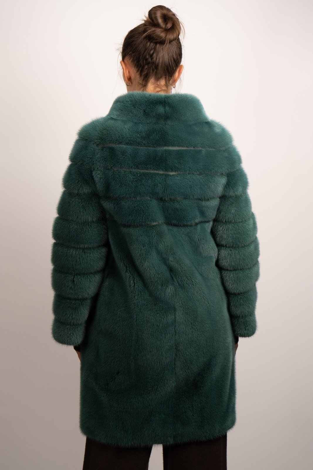 Deep Forest Mink Fur Coat - ADAMO