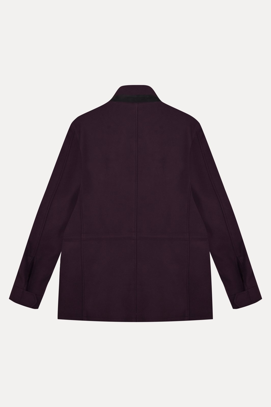 Deep Plum Wool Jacket - ADAMO