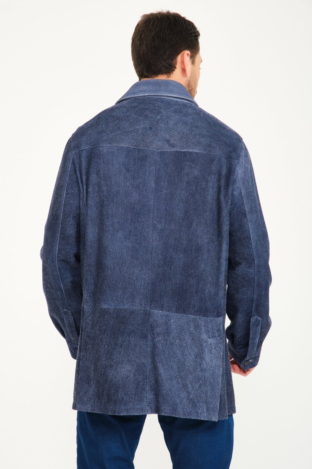 Denim Suede Jacket - ADAMO