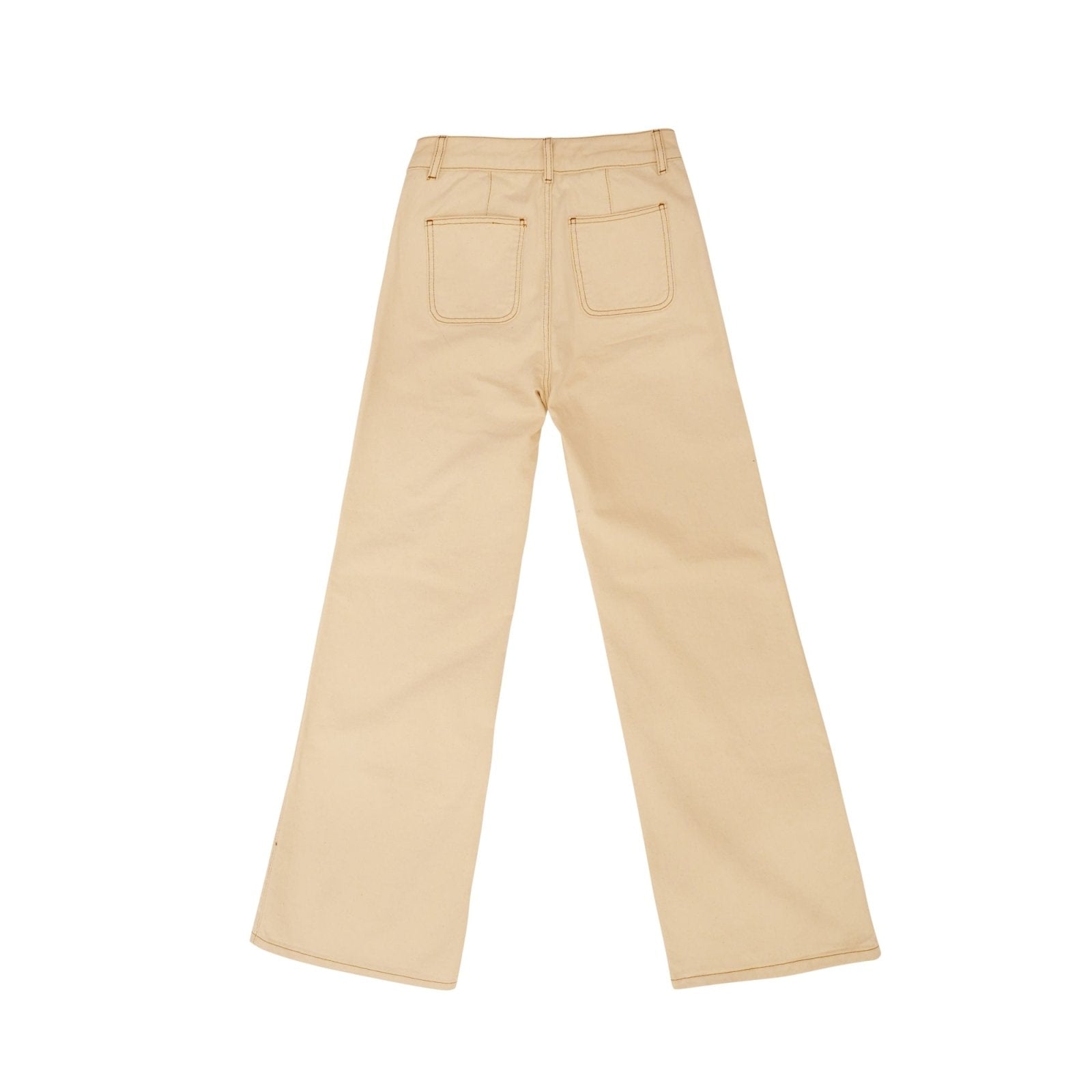 Desert Chic High - Waisted Twill Jeans - ADAMO