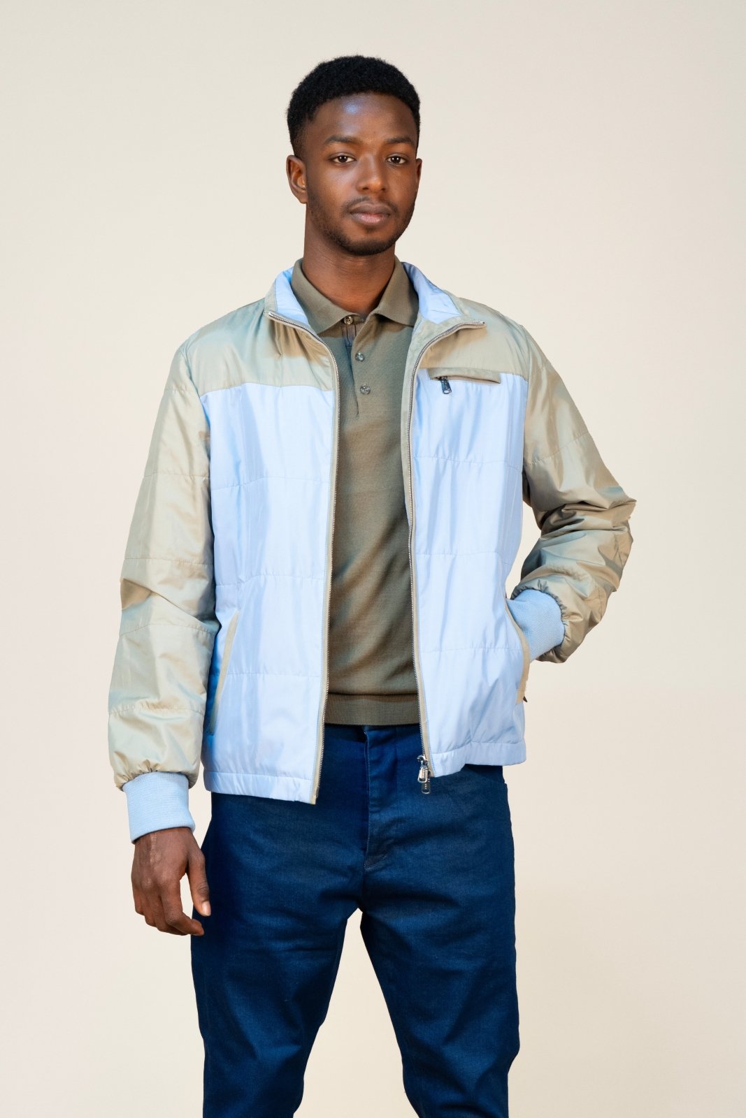 Dual - Tone Waterproof Jacket - ADAMO