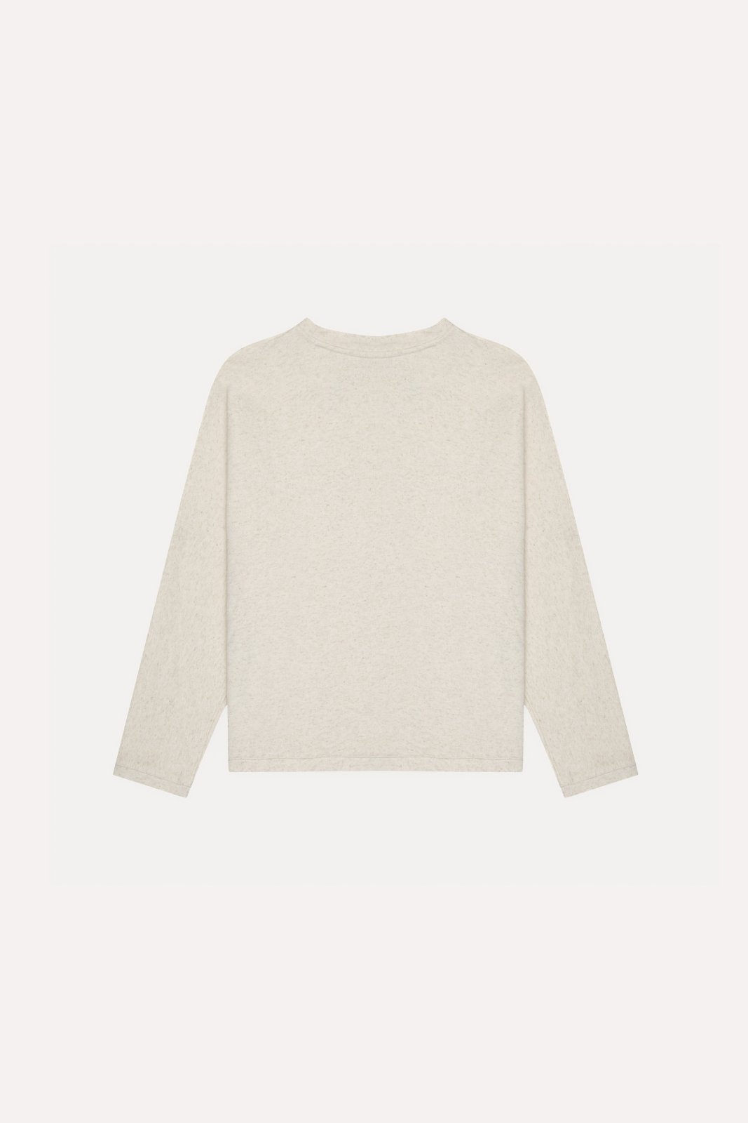 Ecru Cashmere Crewneck Sweater - ADAMO